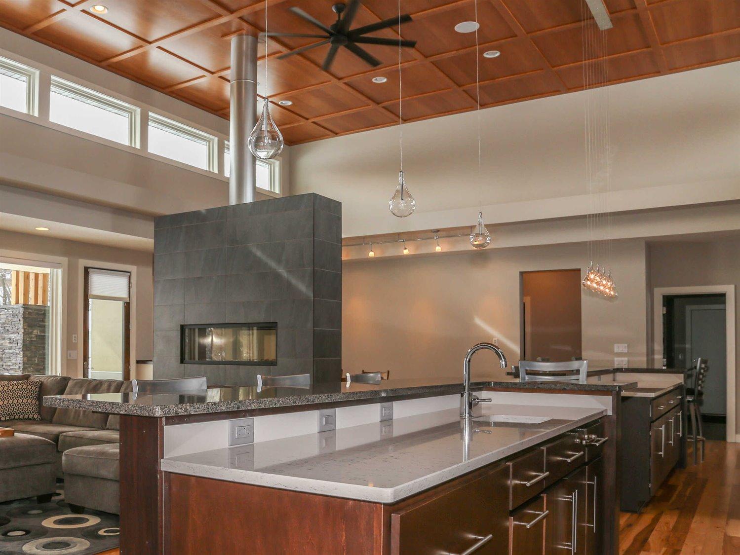 ET2 1-Light Polished Chrome Glass LED Mini Pendant