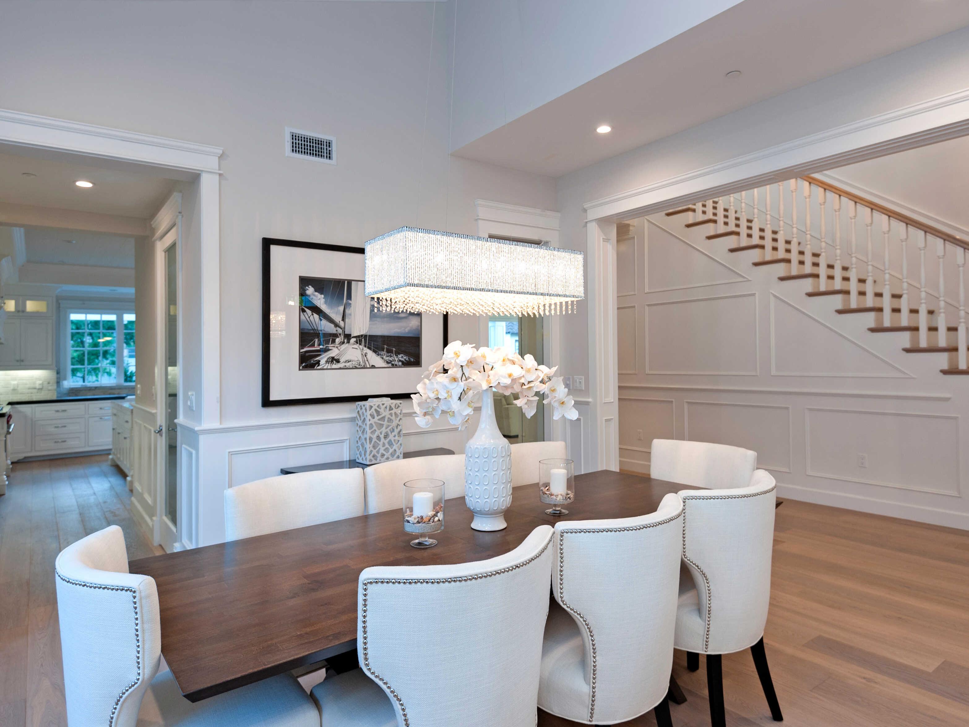 ET2 Spiral 9-Light Polished Chrome Glass Linear Island Pendant