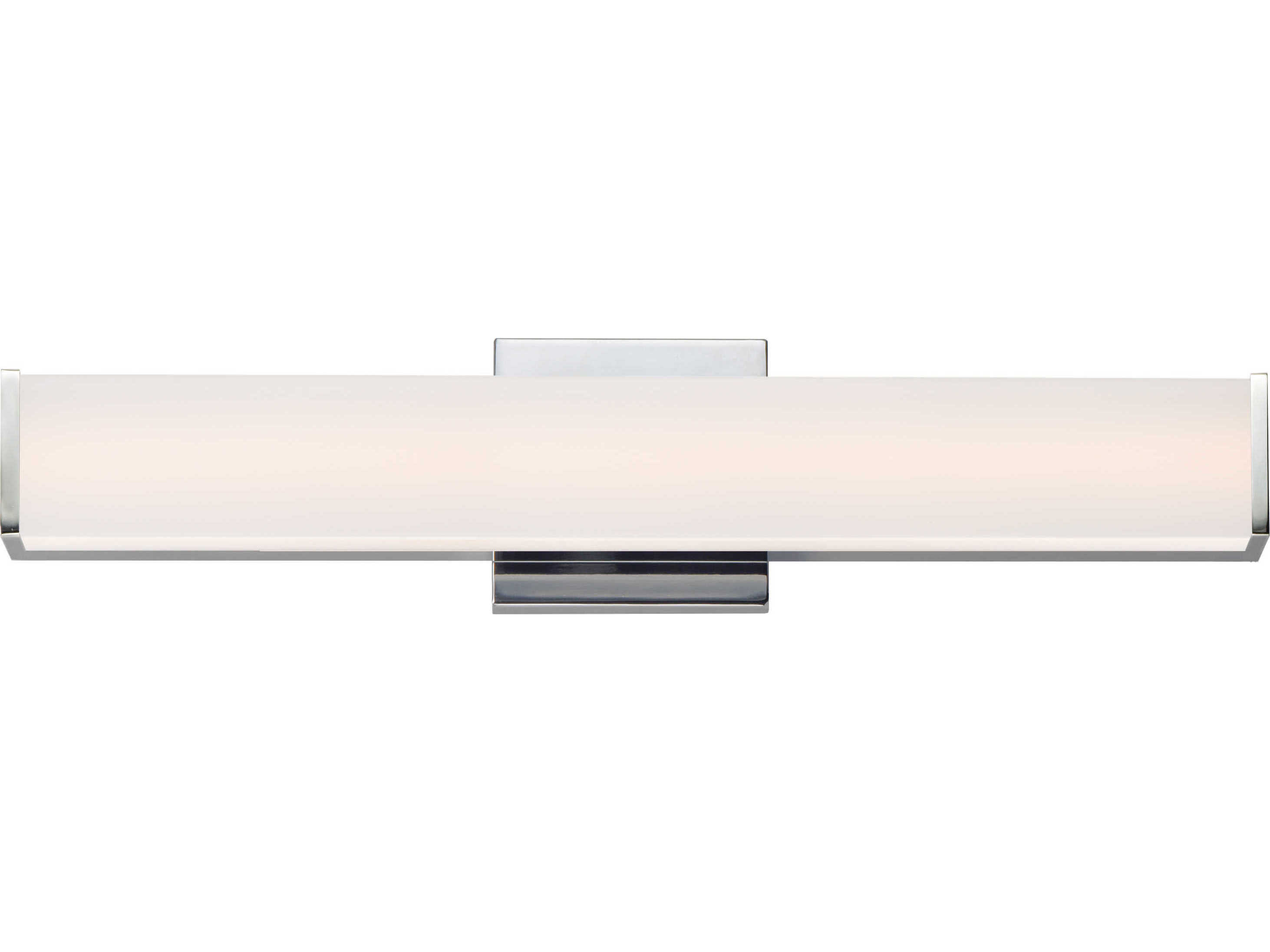 ET2 Baritone 1-Light Polished Chrome Glass LED Vanity Light