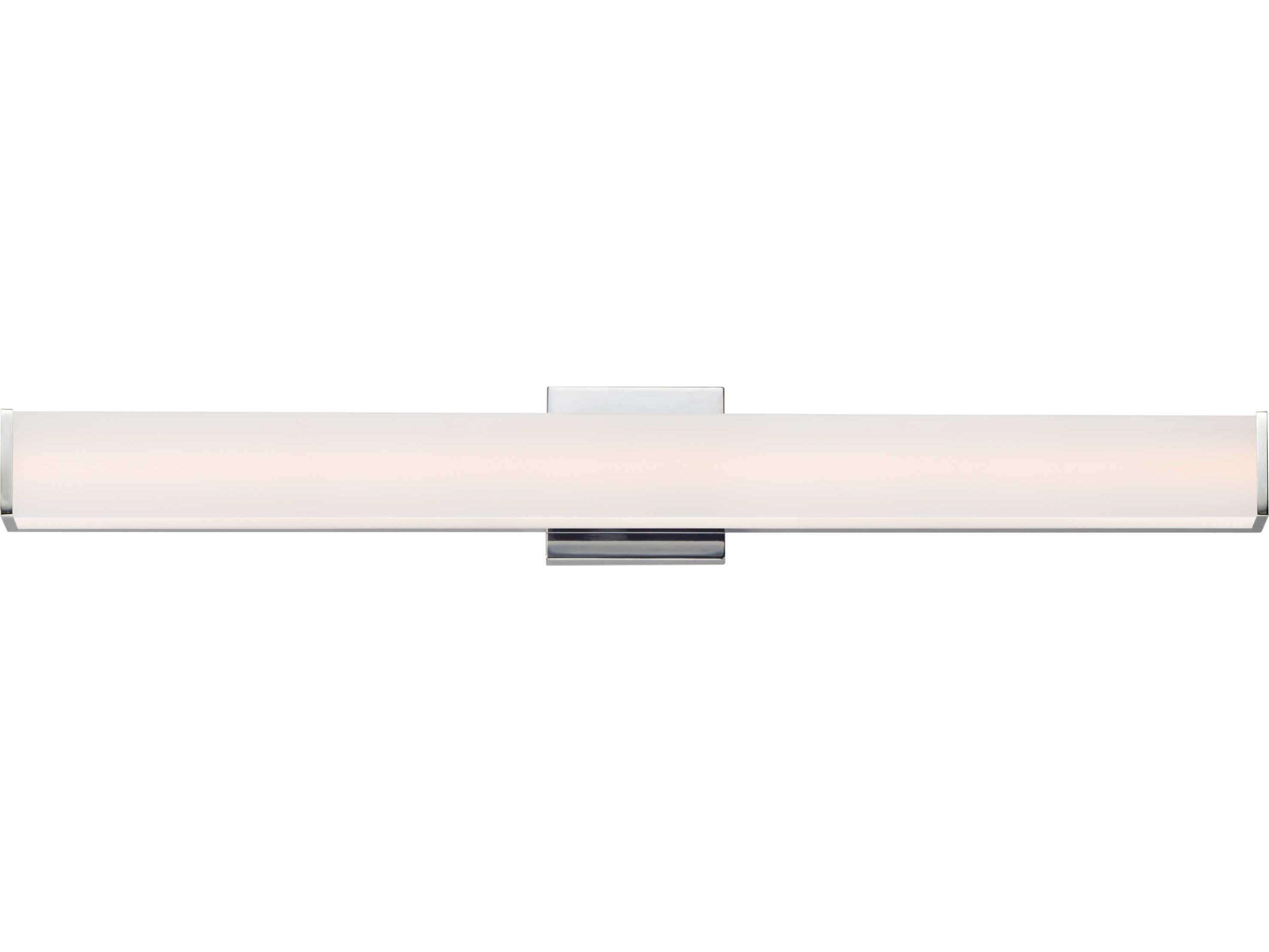 ET2 Baritone 1-Light Polished Chrome Glass LED Vanity Light