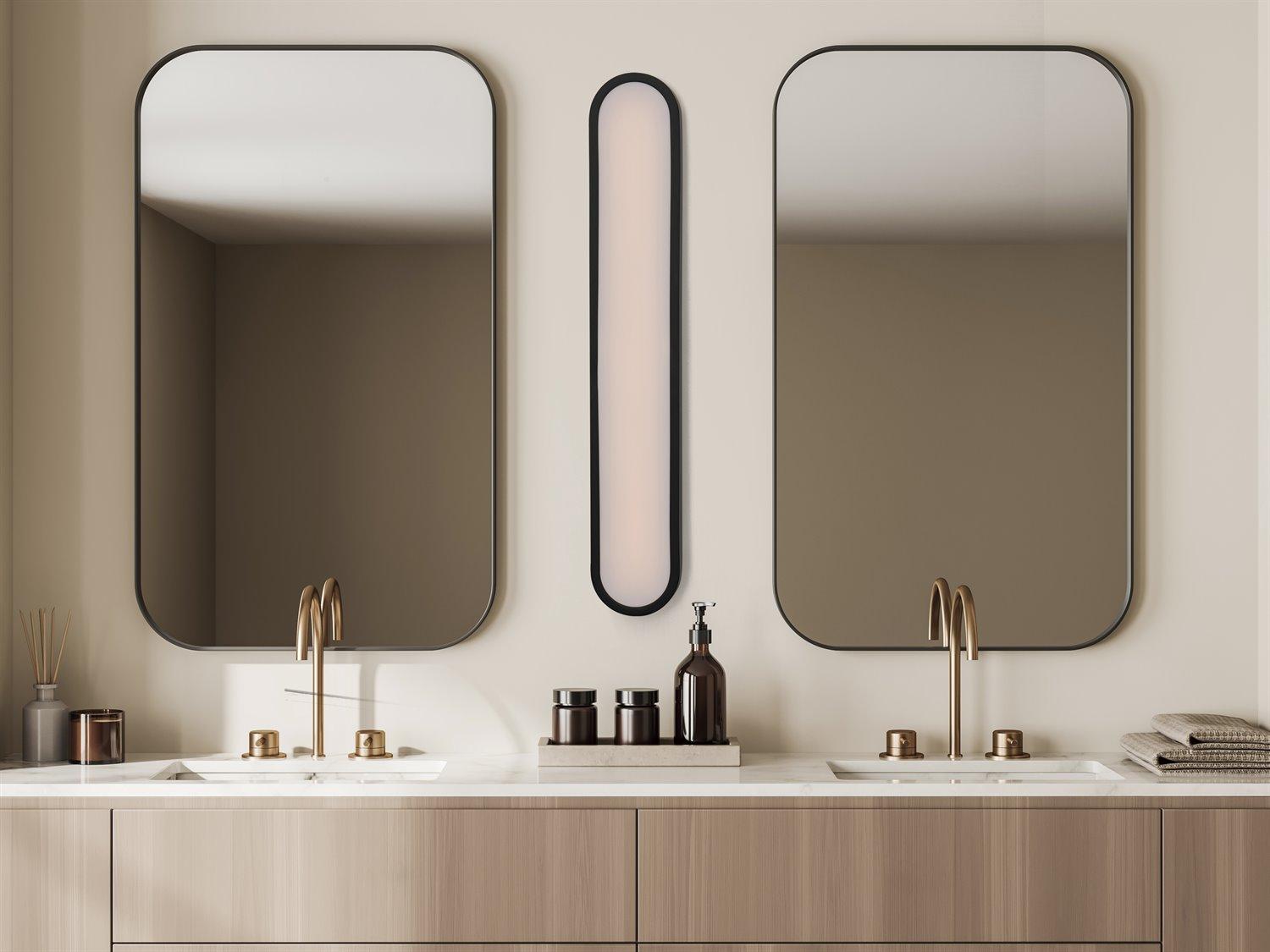 ET2 Latitude 1-Light Black LED Vanity Light