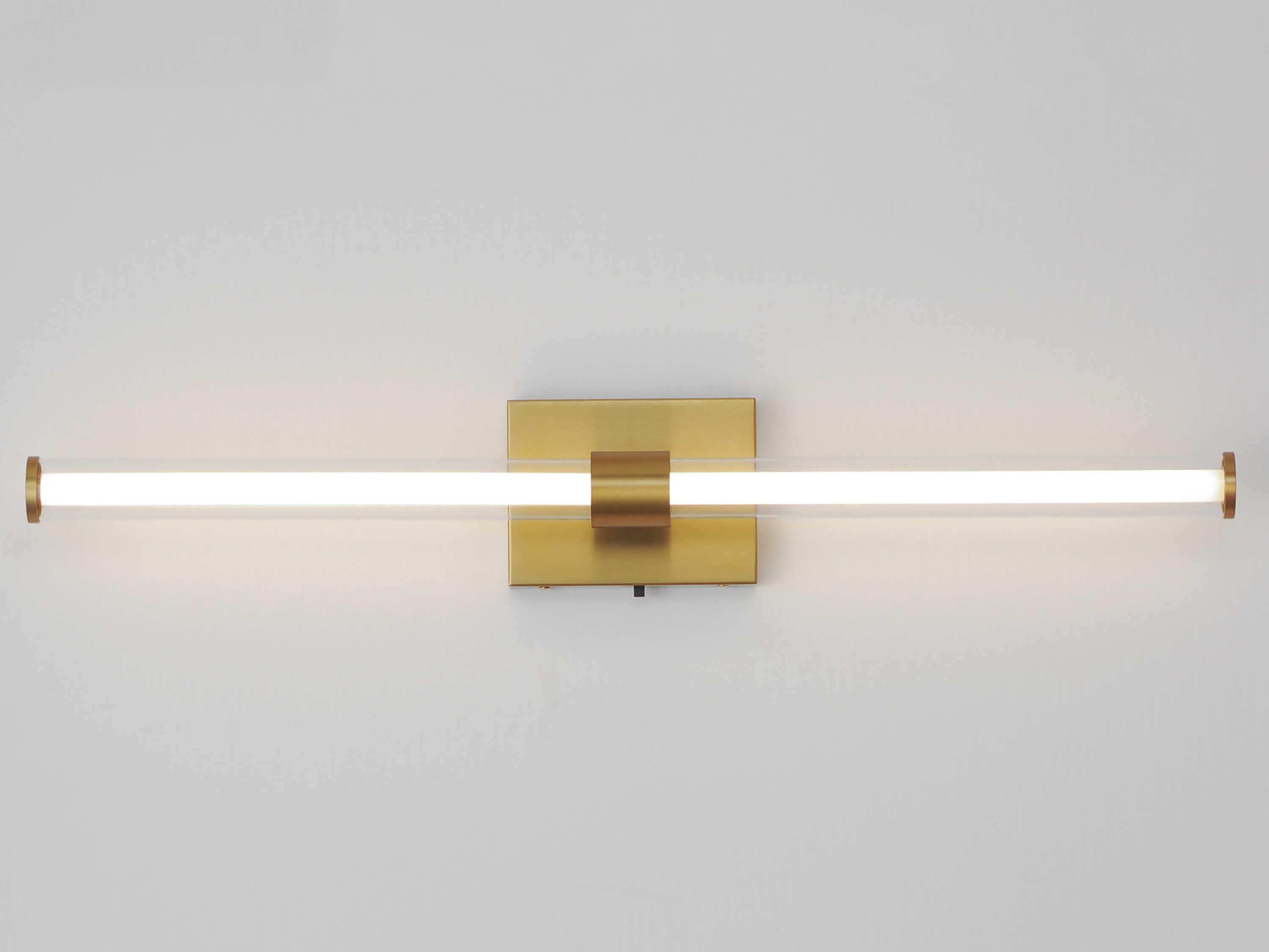 ET2 Fuse 1-Light Natural Aged Brass Vanity Light