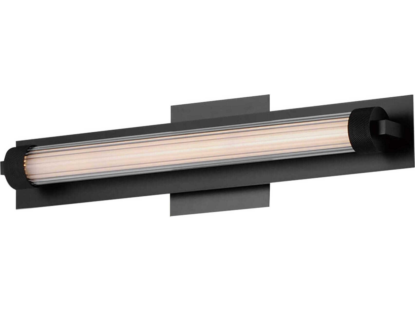 ET2 Doric 1-Light Black Vanity Light