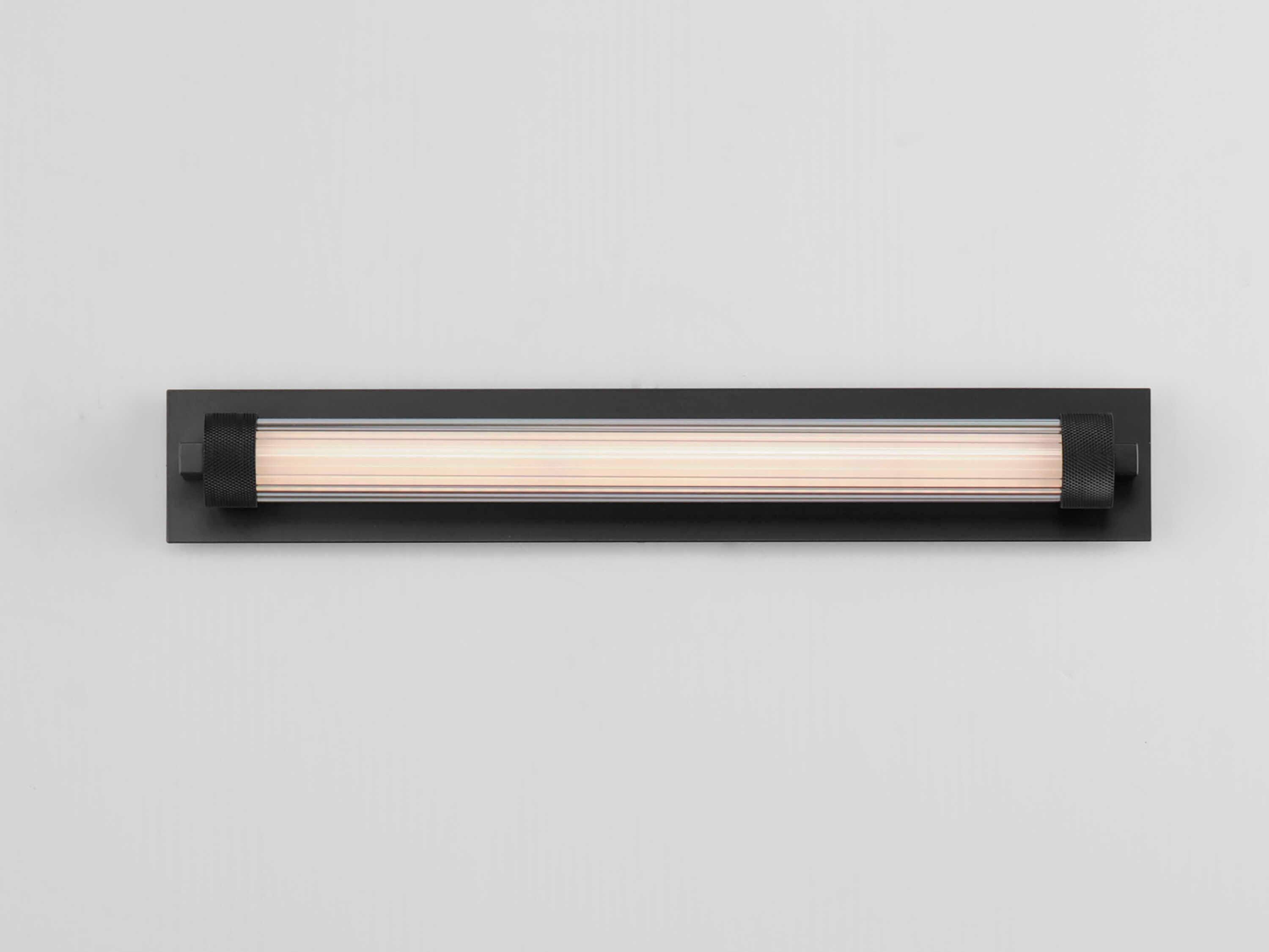 ET2 Doric 1-Light Black Vanity Light