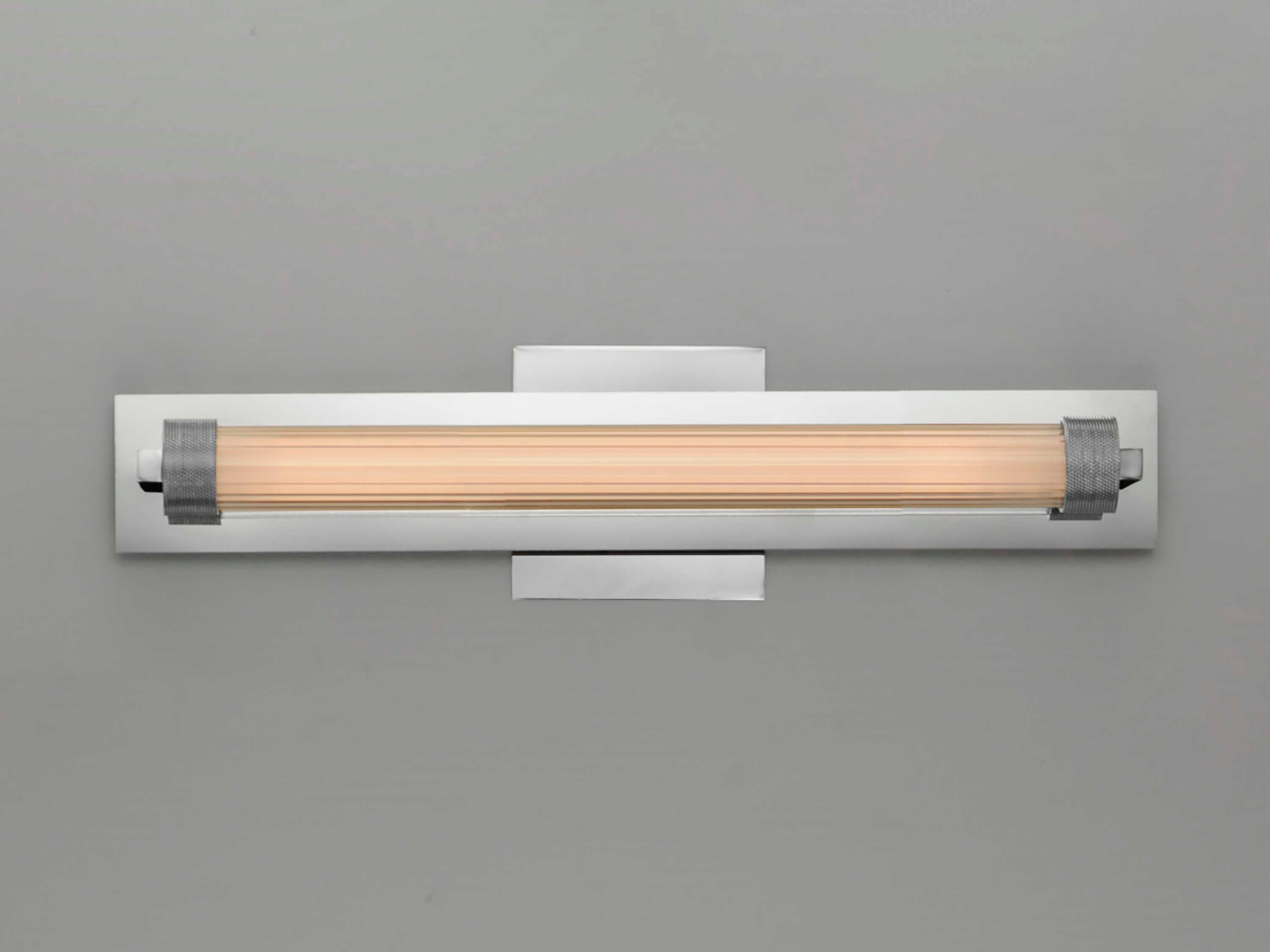 ET2 Doric 1-Light Polished Chrome Vanity Light