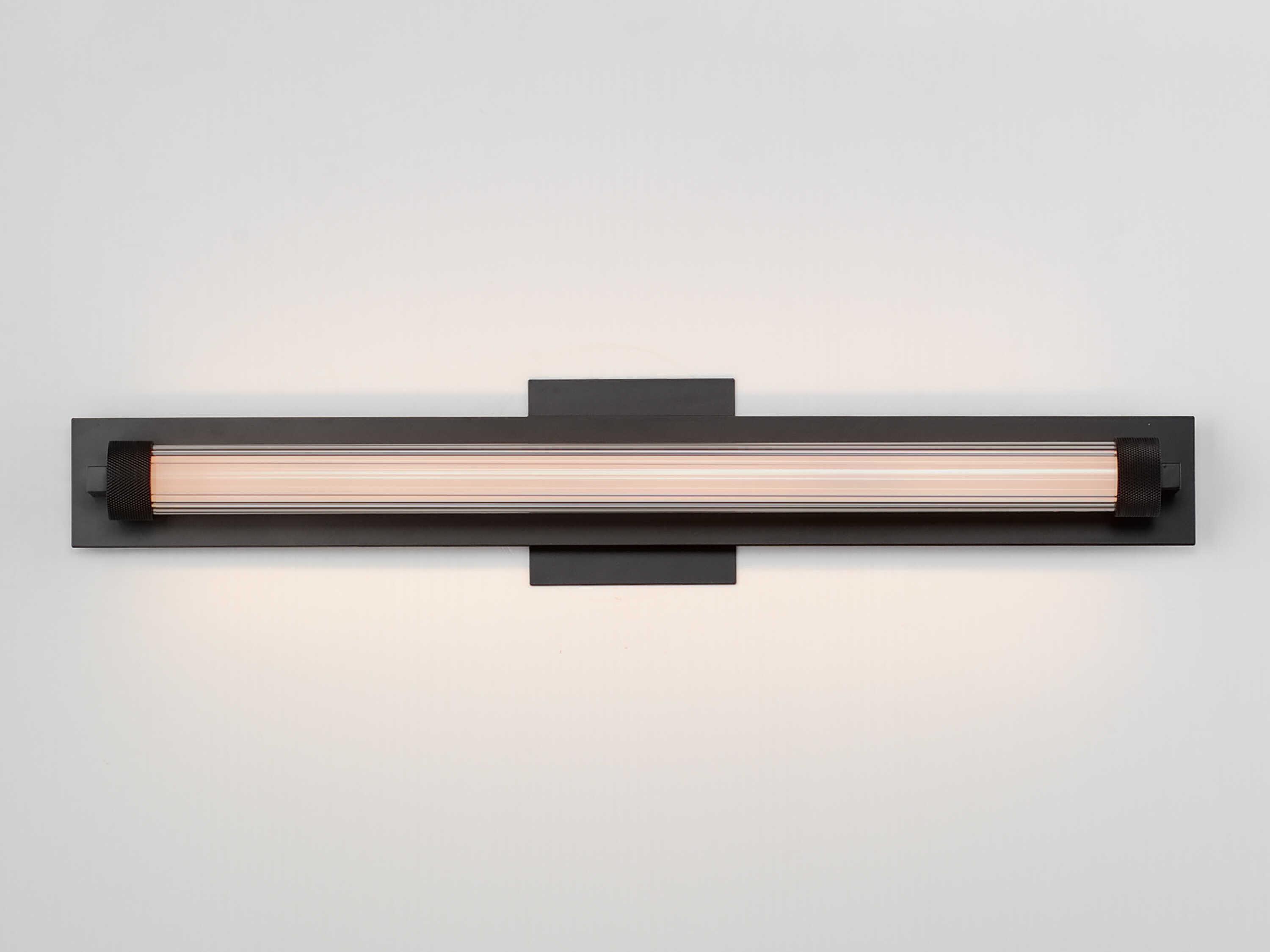 ET2 Doric 1-Light Black Vanity Light