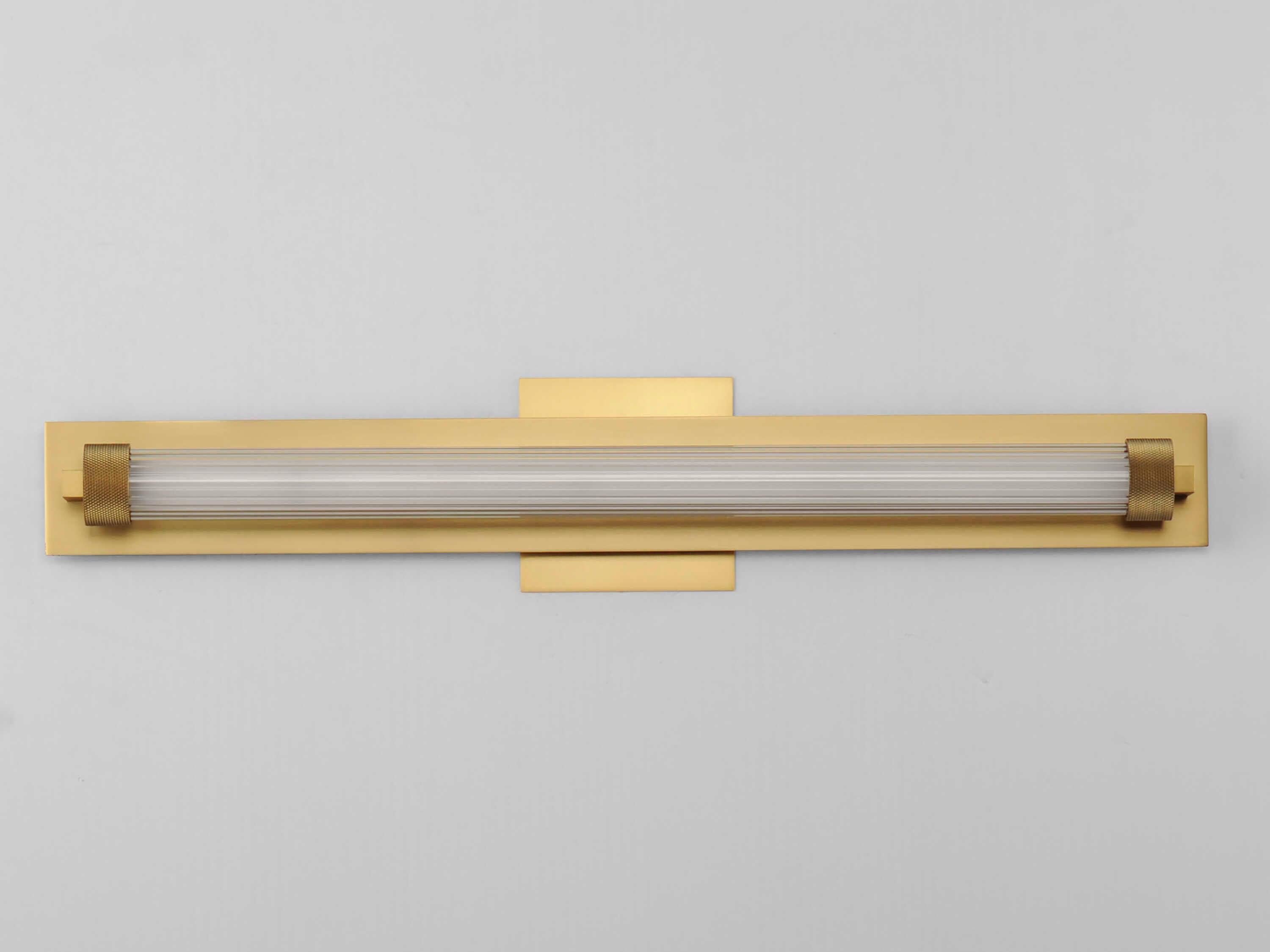 ET2 Doric 1-Light Natural Aged Brass Vanity Light