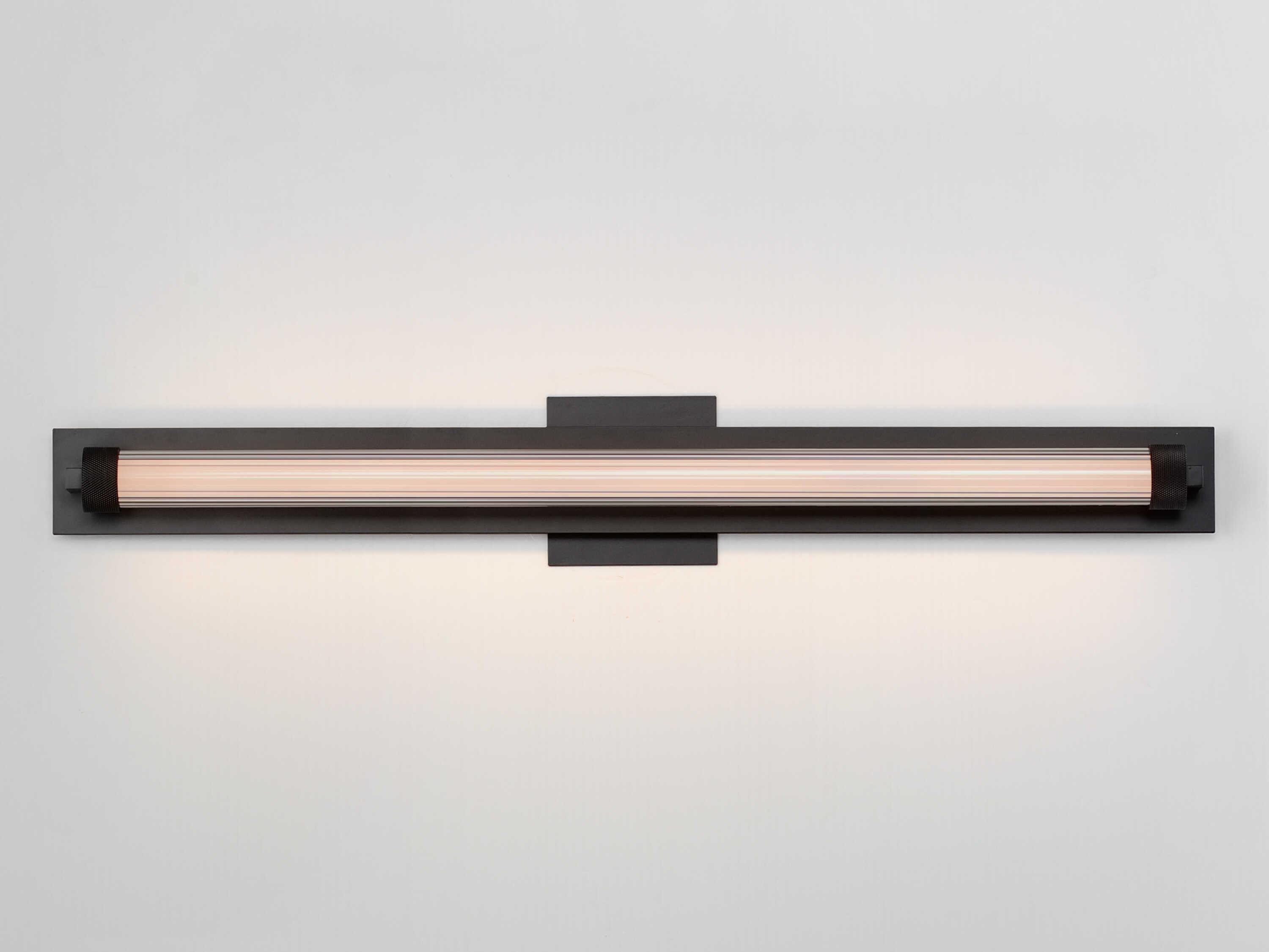 ET2 Doric 1-Light Black Vanity Light