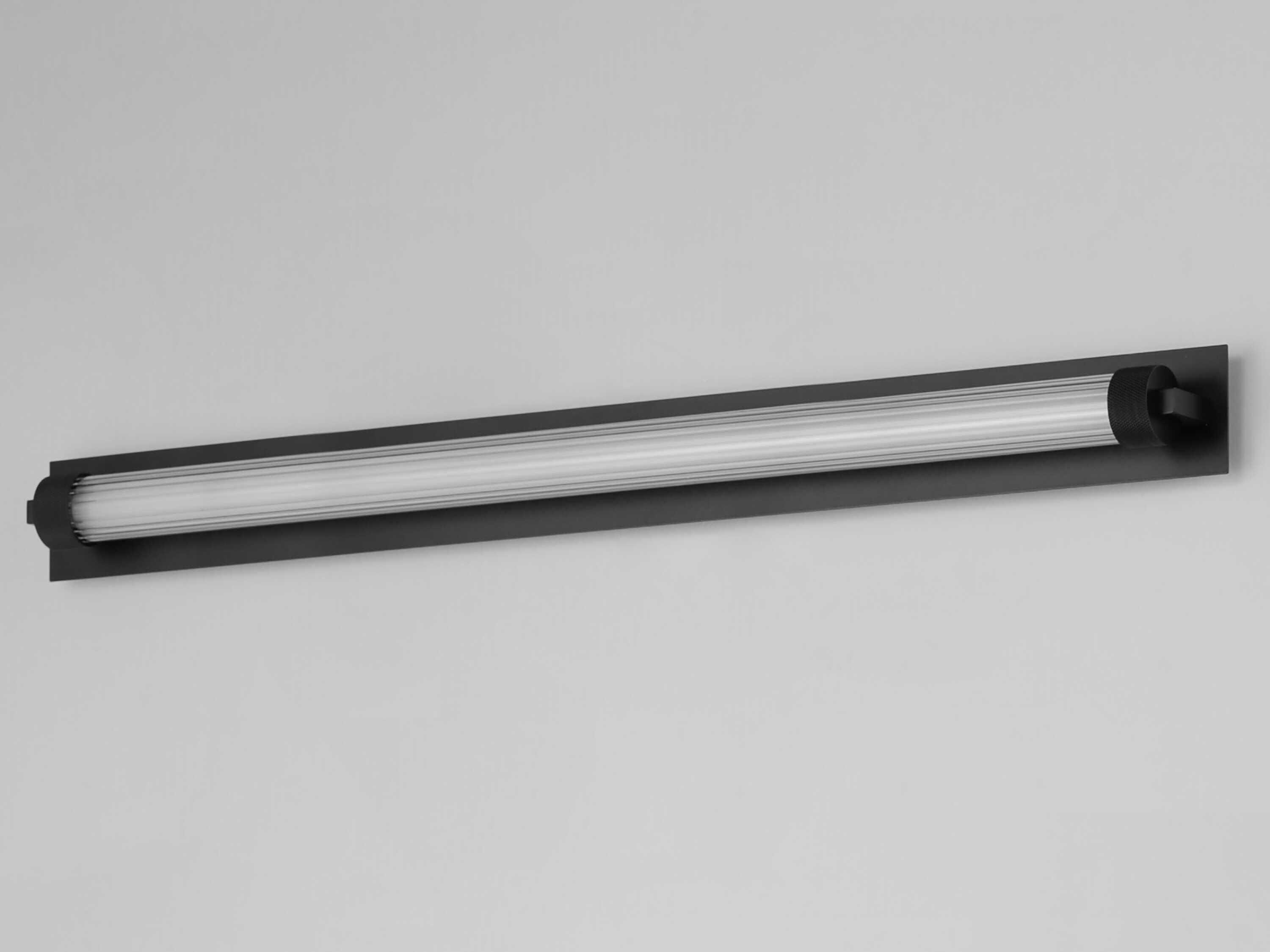 ET2 Doric 1-Light Black Vanity Light