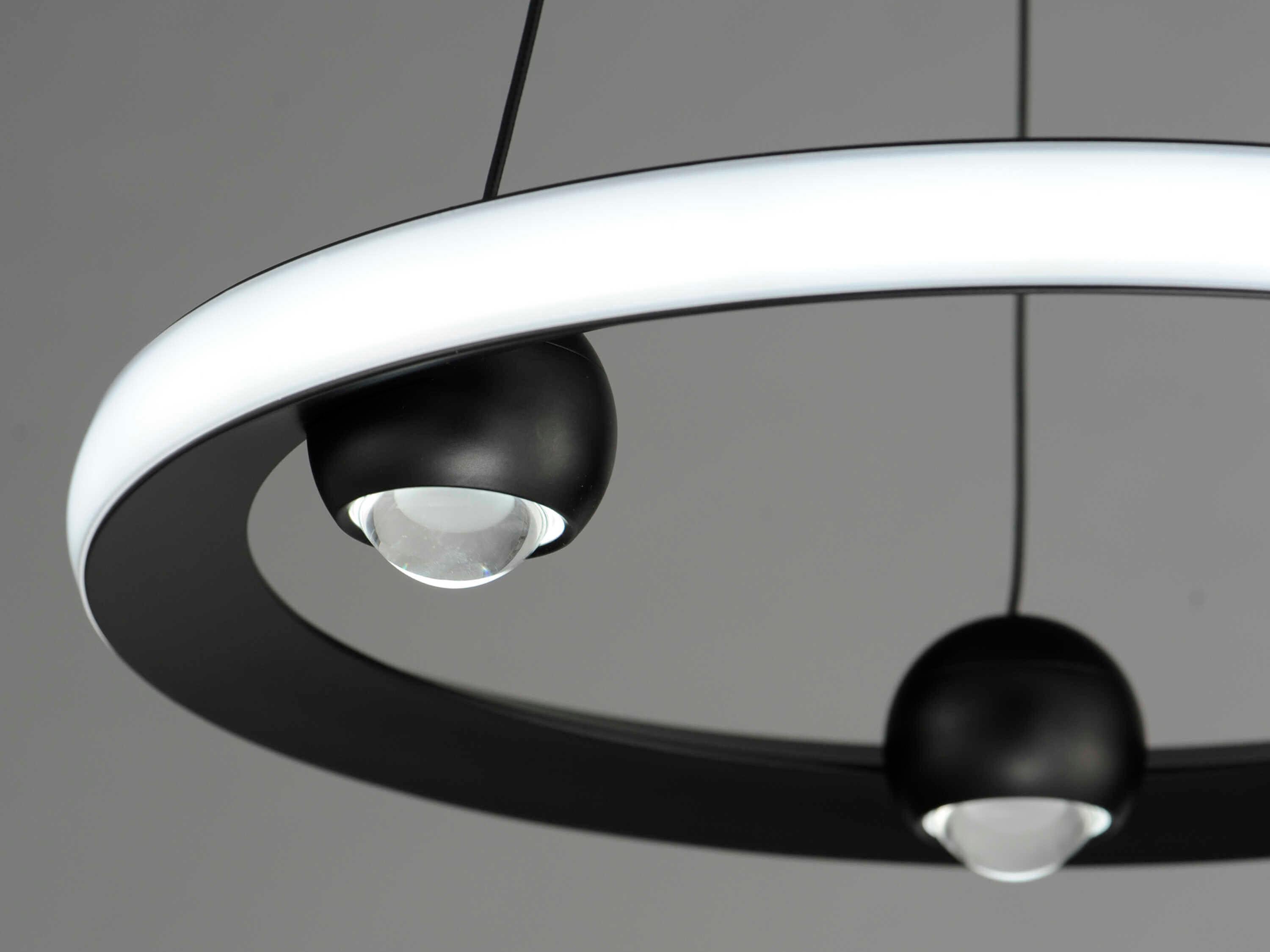 ET2 Nodes 1-Light Black LED Pendant