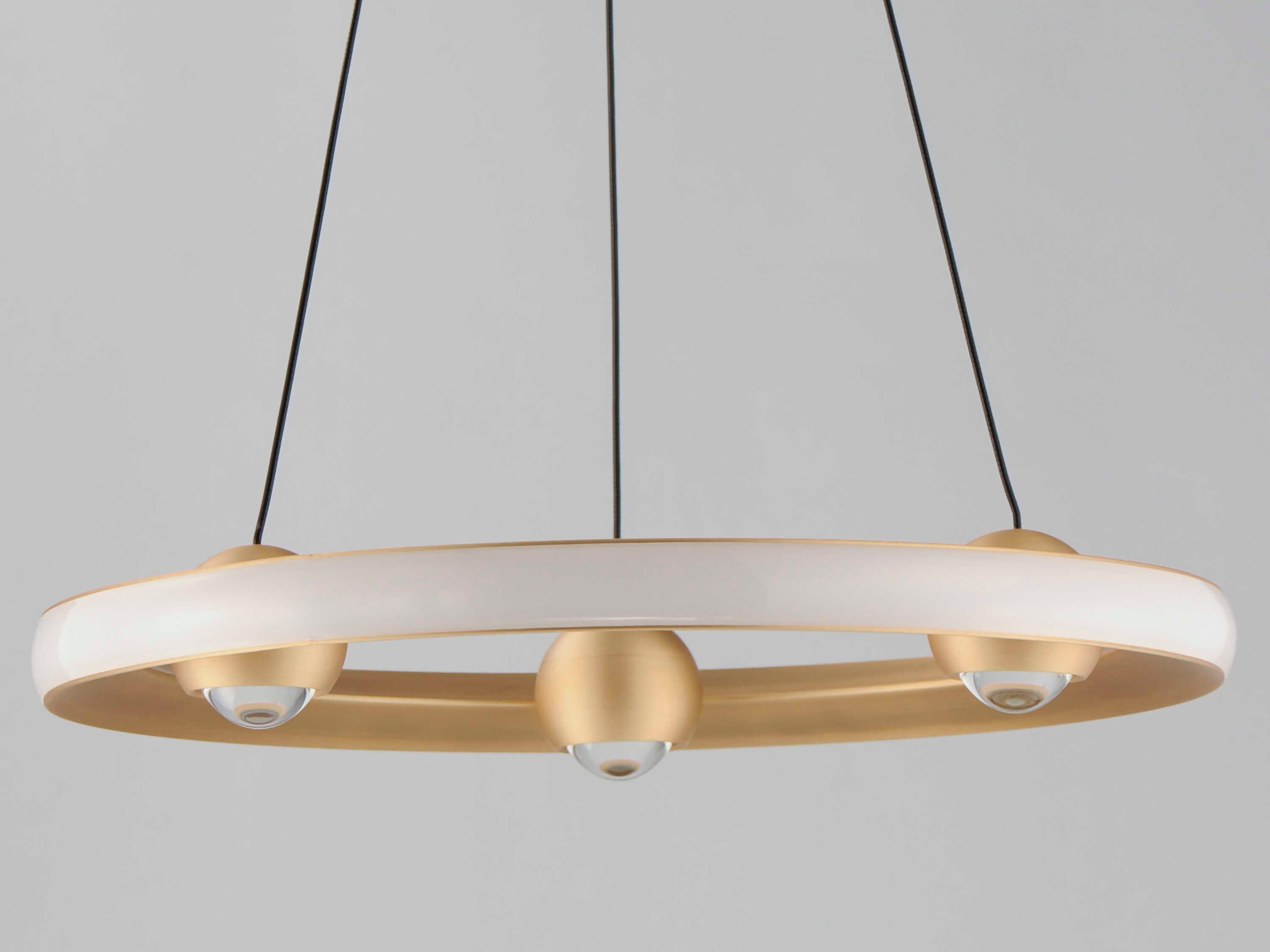ET2 Nodes 1-Light Gold LED Pendant
