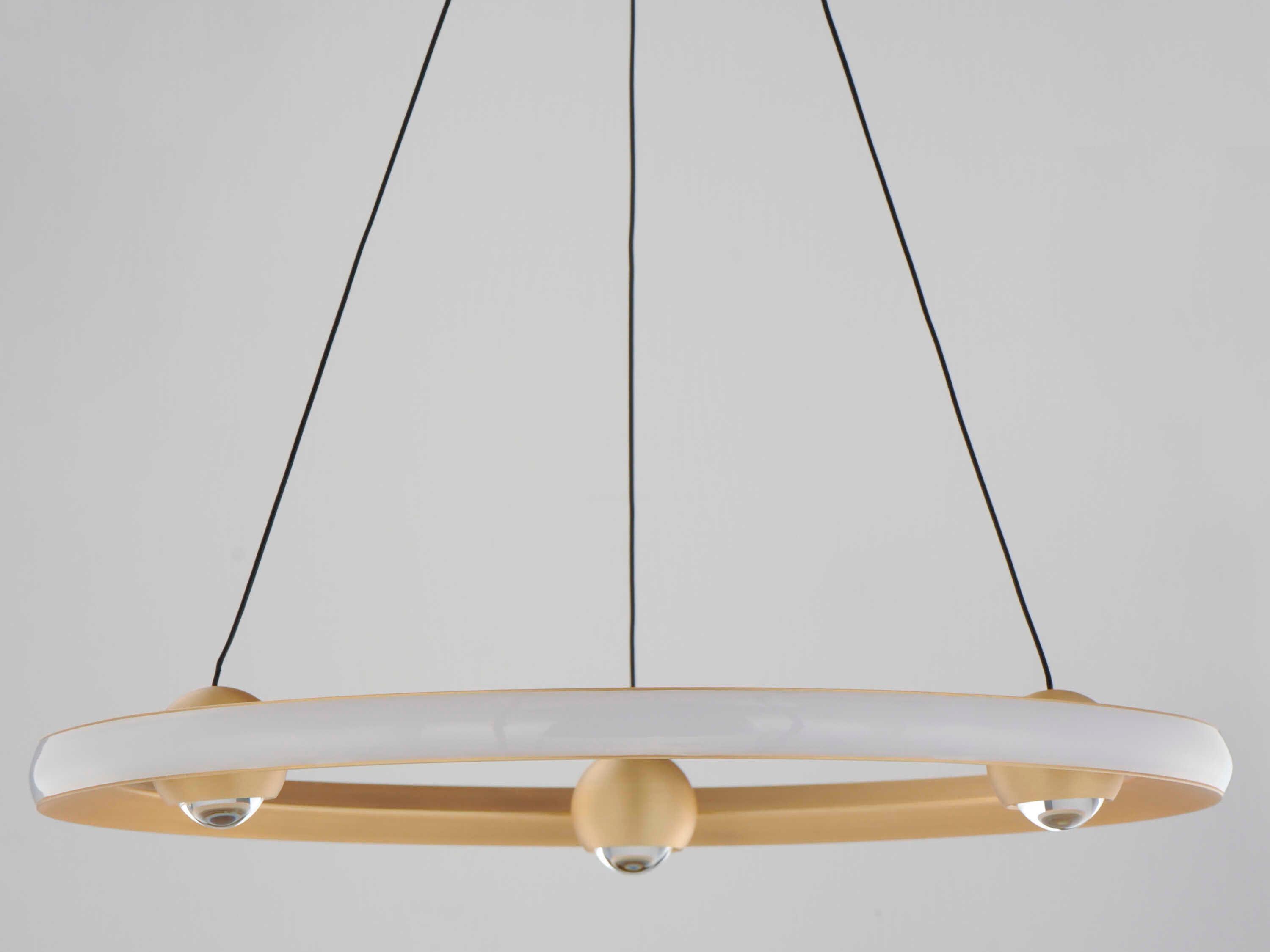 ET2 Nodes 1-Light Gold LED Pendant