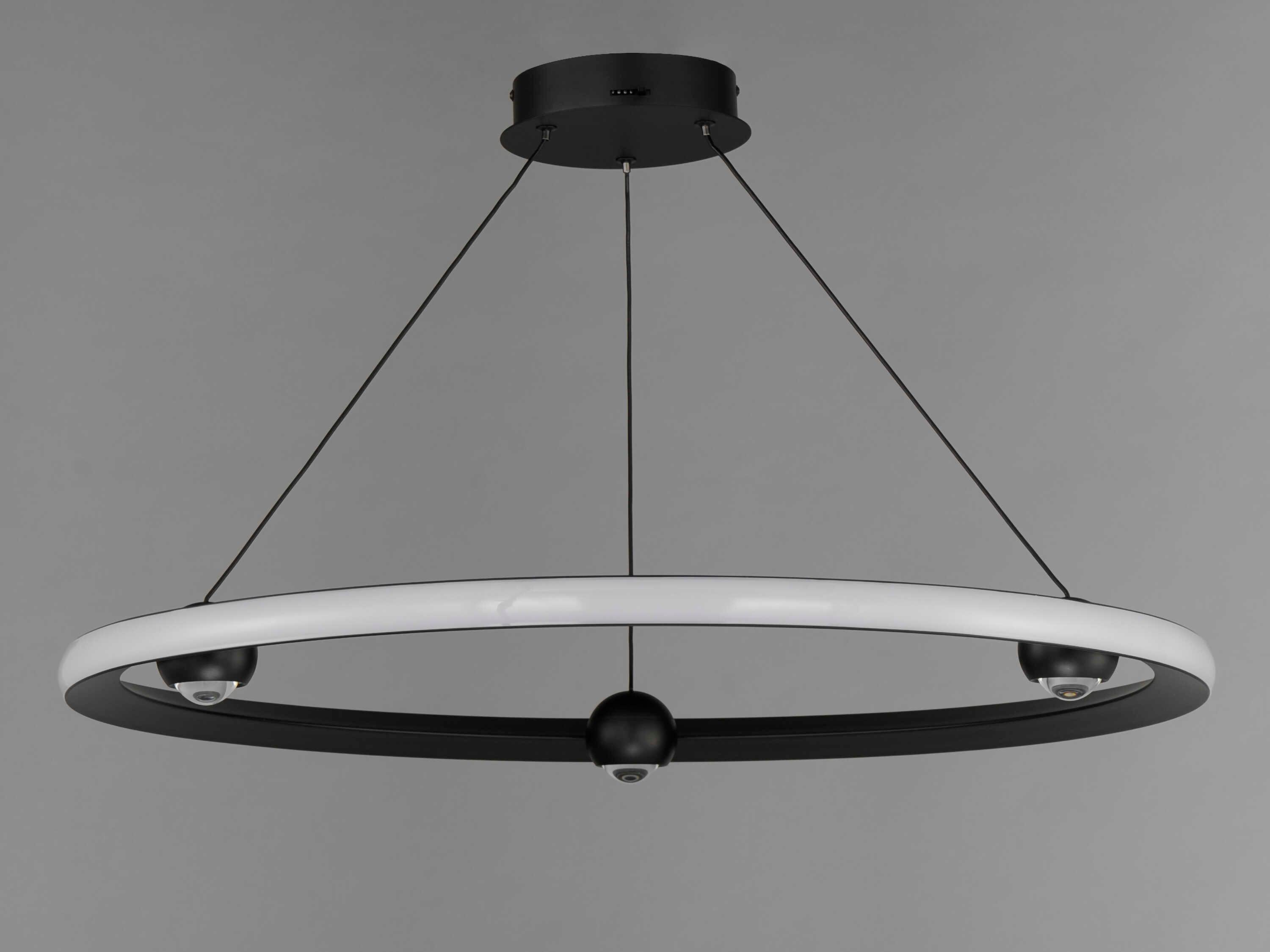 ET2 Nodes 1-Light Black LED Pendant