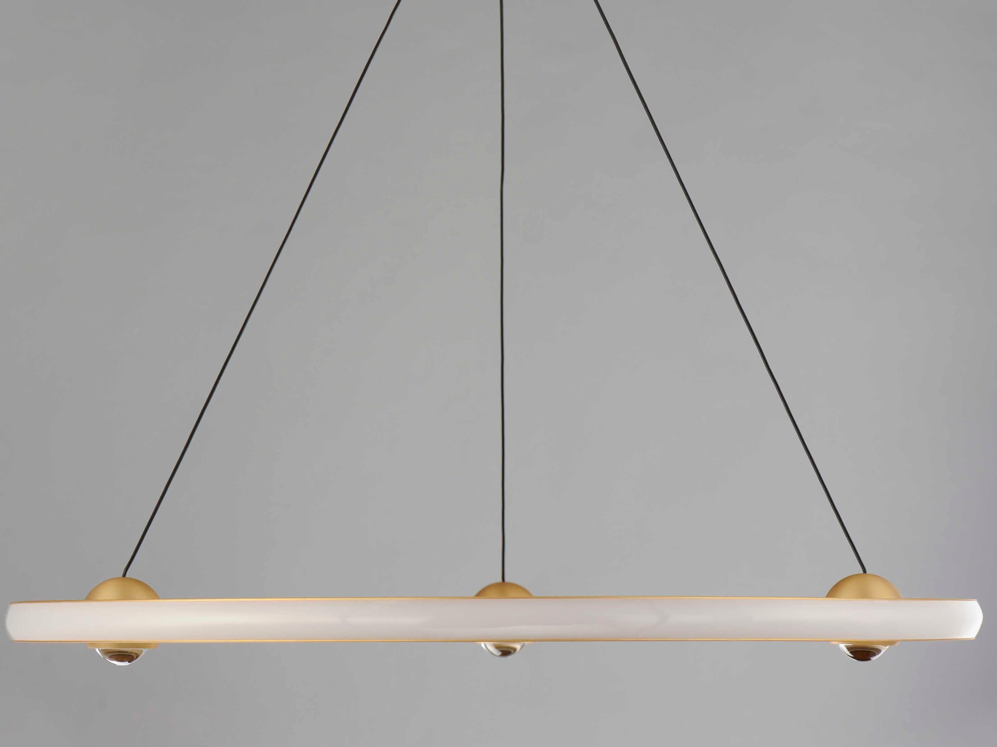 ET2 Nodes 1-Light Gold LED Pendant