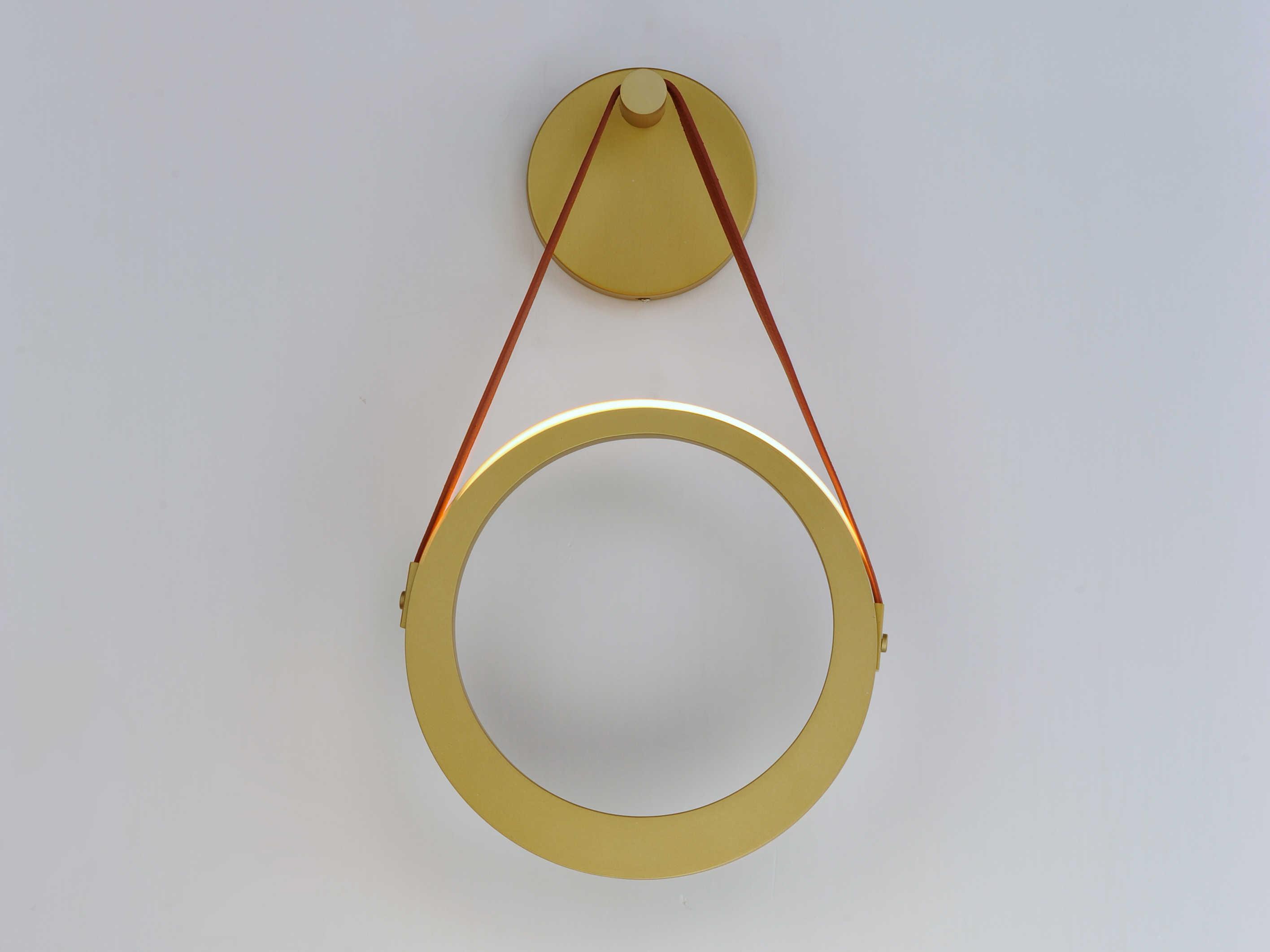 ET2 Tether 1-Light Natural Aged Brass LED Wall Sconce