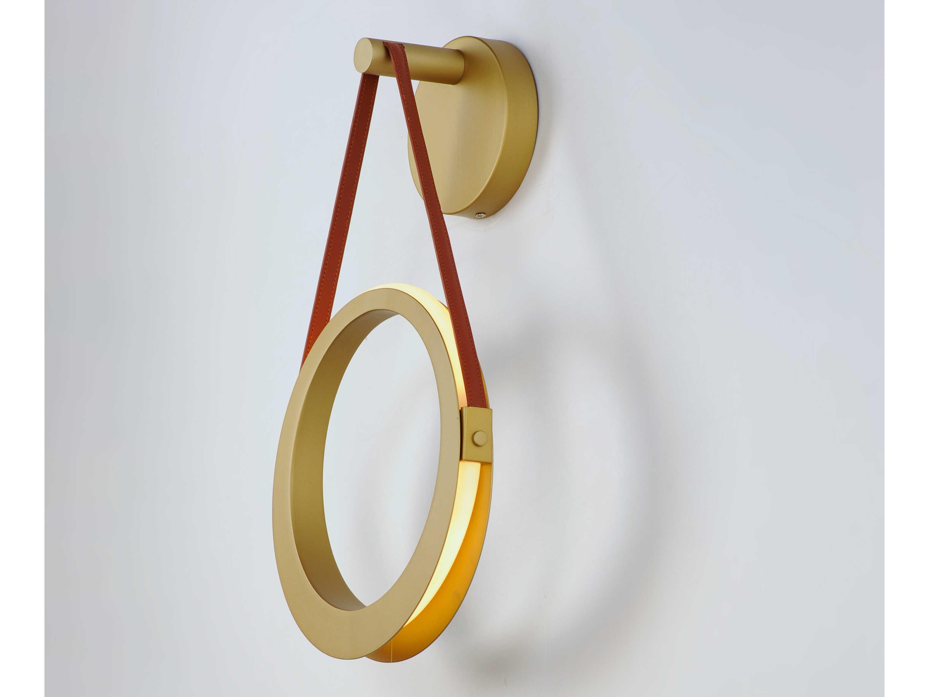 ET2 Tether 1-Light Natural Aged Brass LED Wall Sconce
