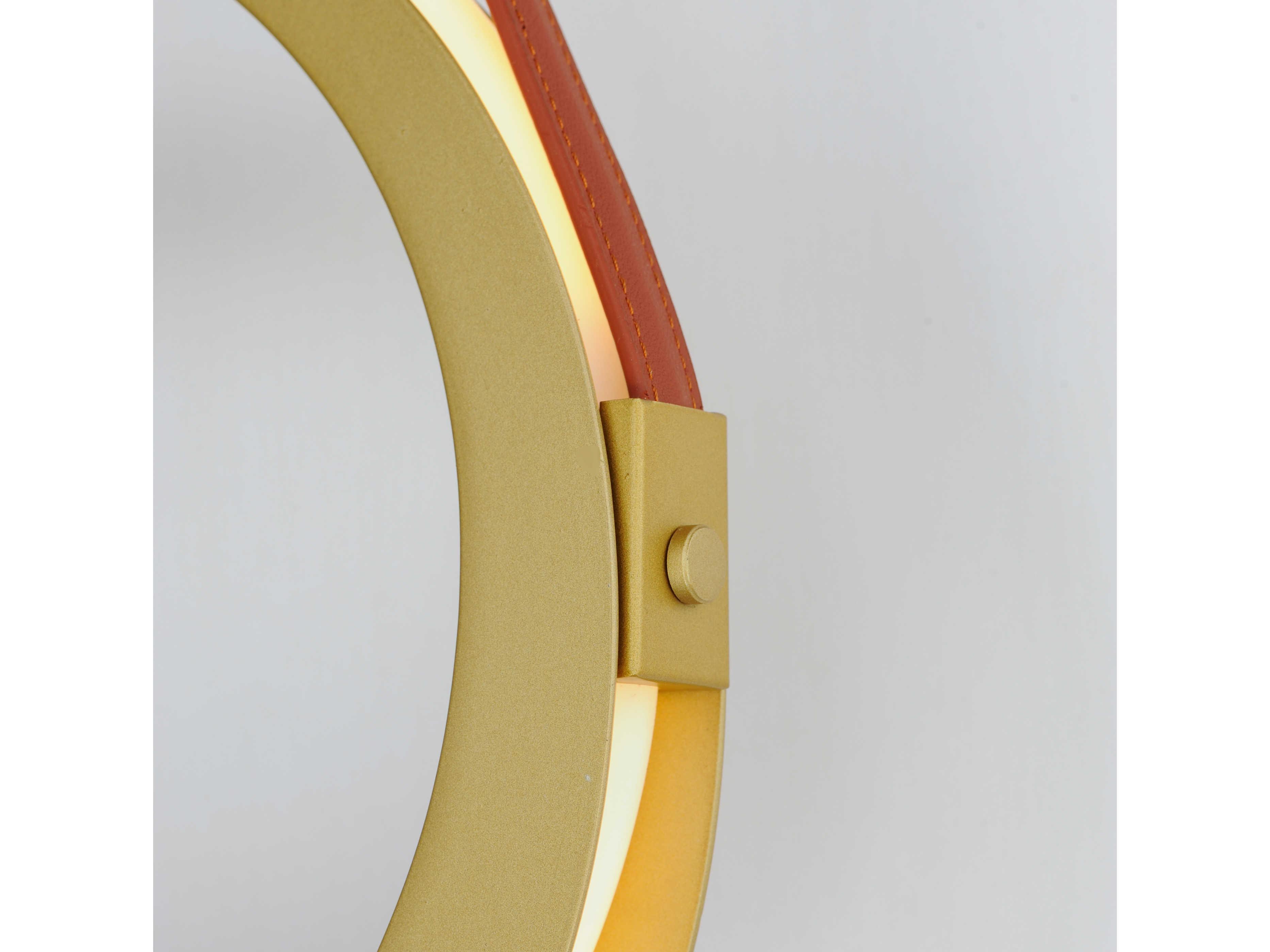 ET2 Tether 1-Light Natural Aged Brass LED Wall Sconce