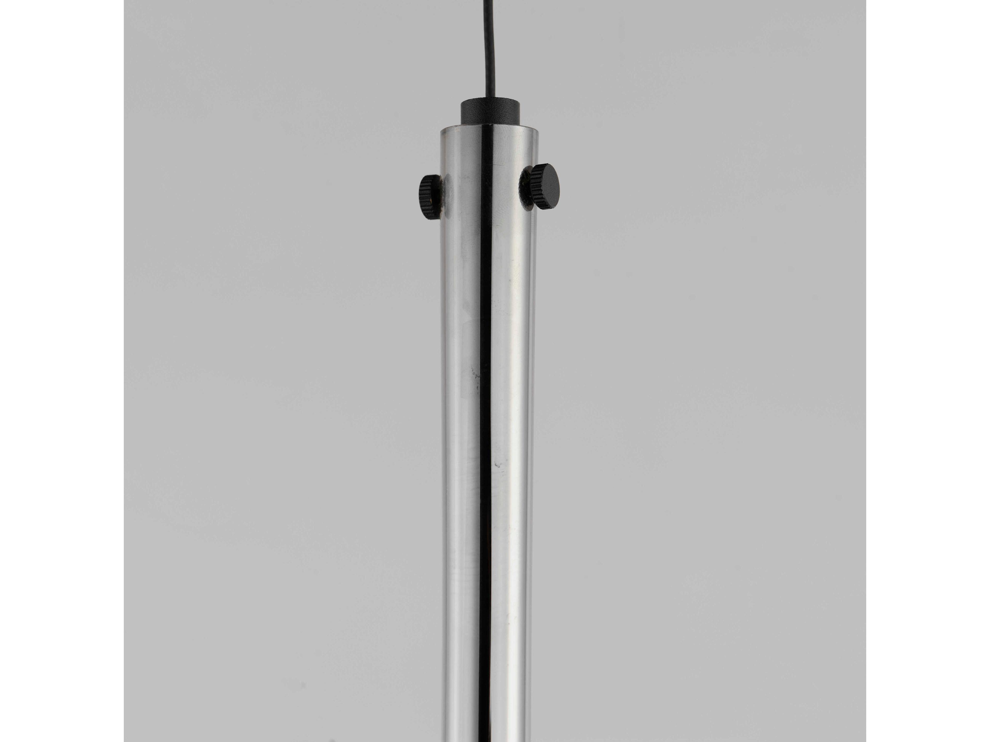 ET2 1-Light Black Glass LED Mini Pendant