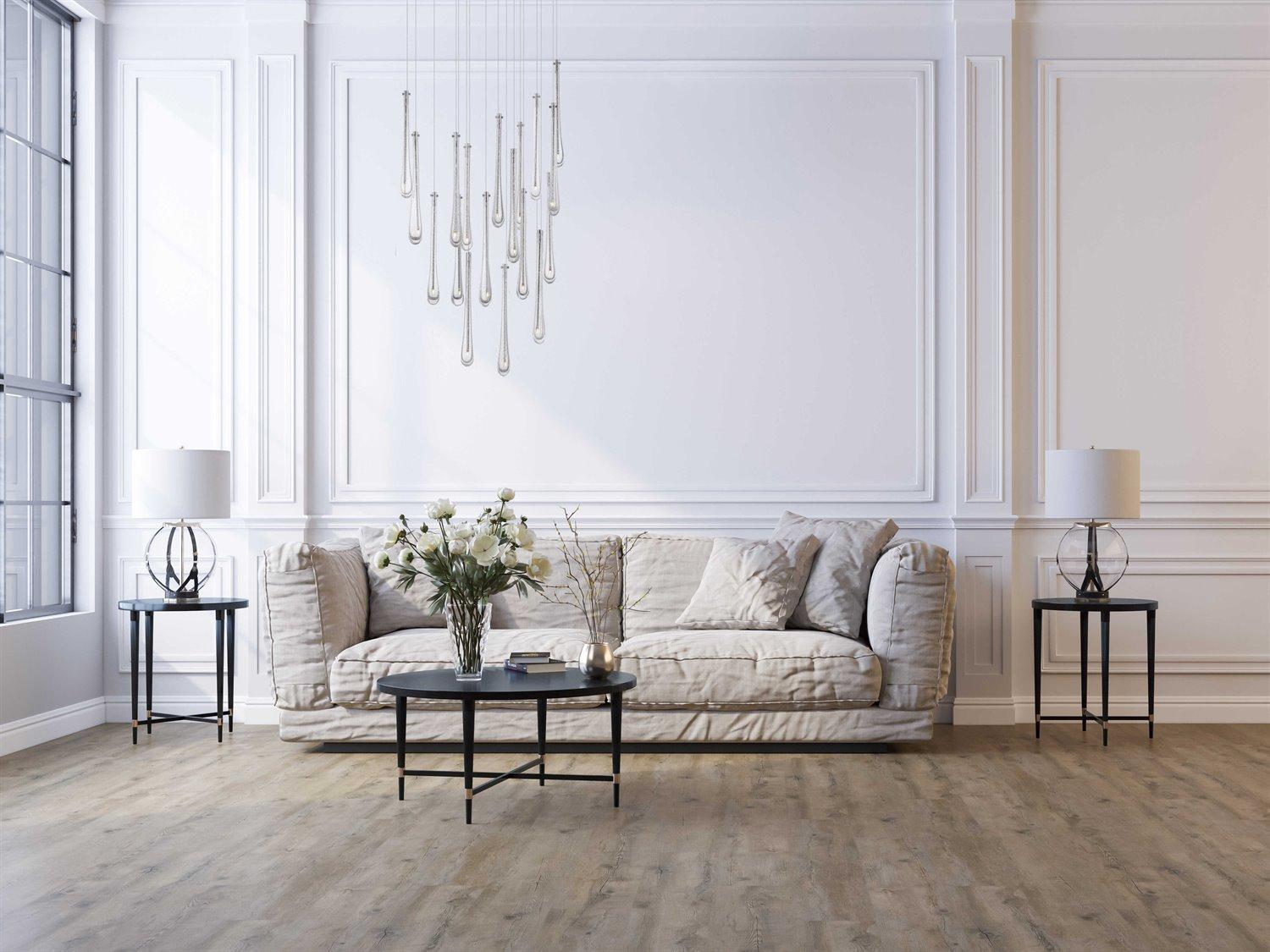 ET2 Stillo 18-Light8-Light Satin Nickel Crystal Glass Pendant