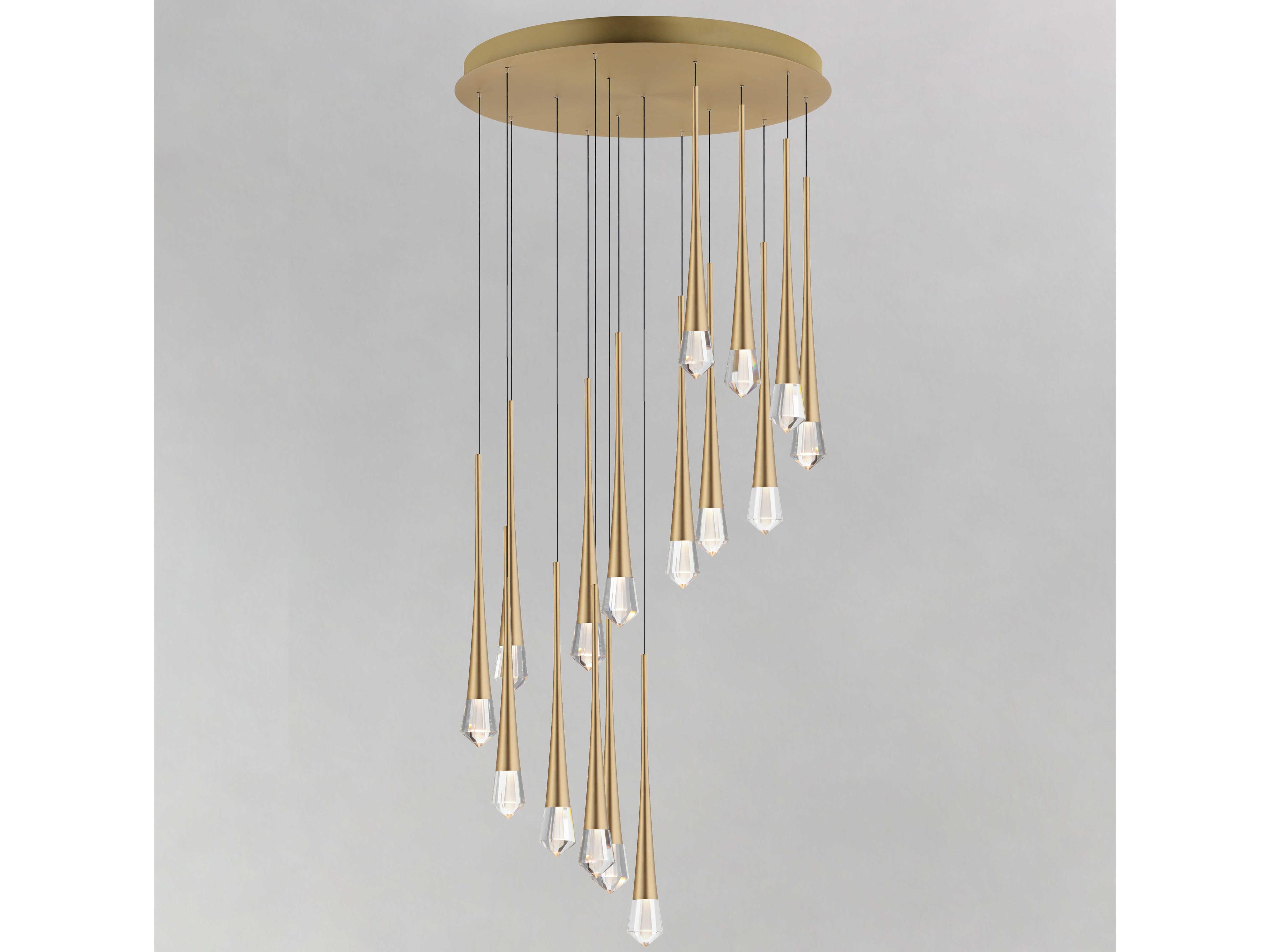 ET2 Pierce 16-Light Gold Pendant