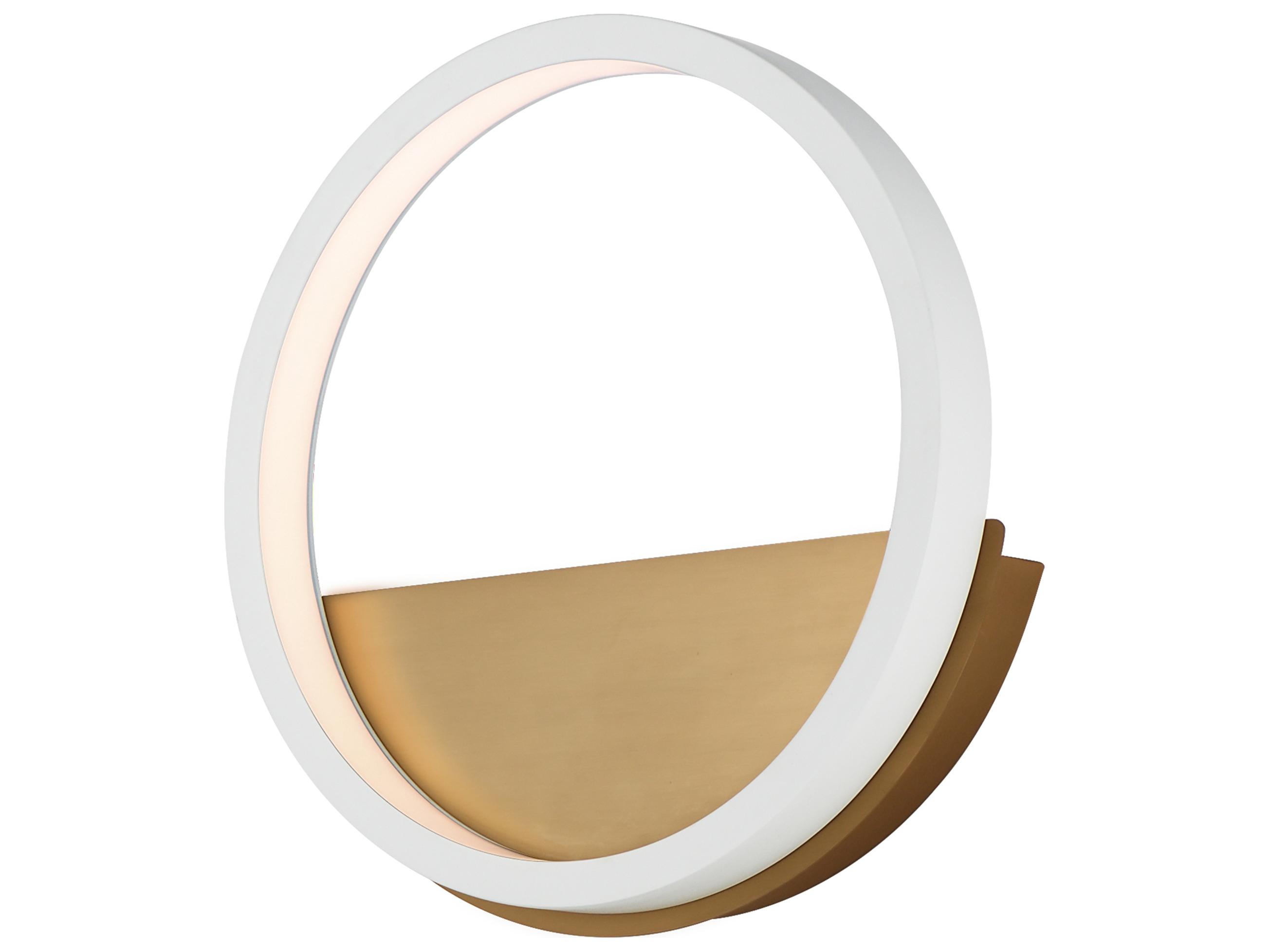 ET2 Hoopla 12-Light White Gold Wall Sconce