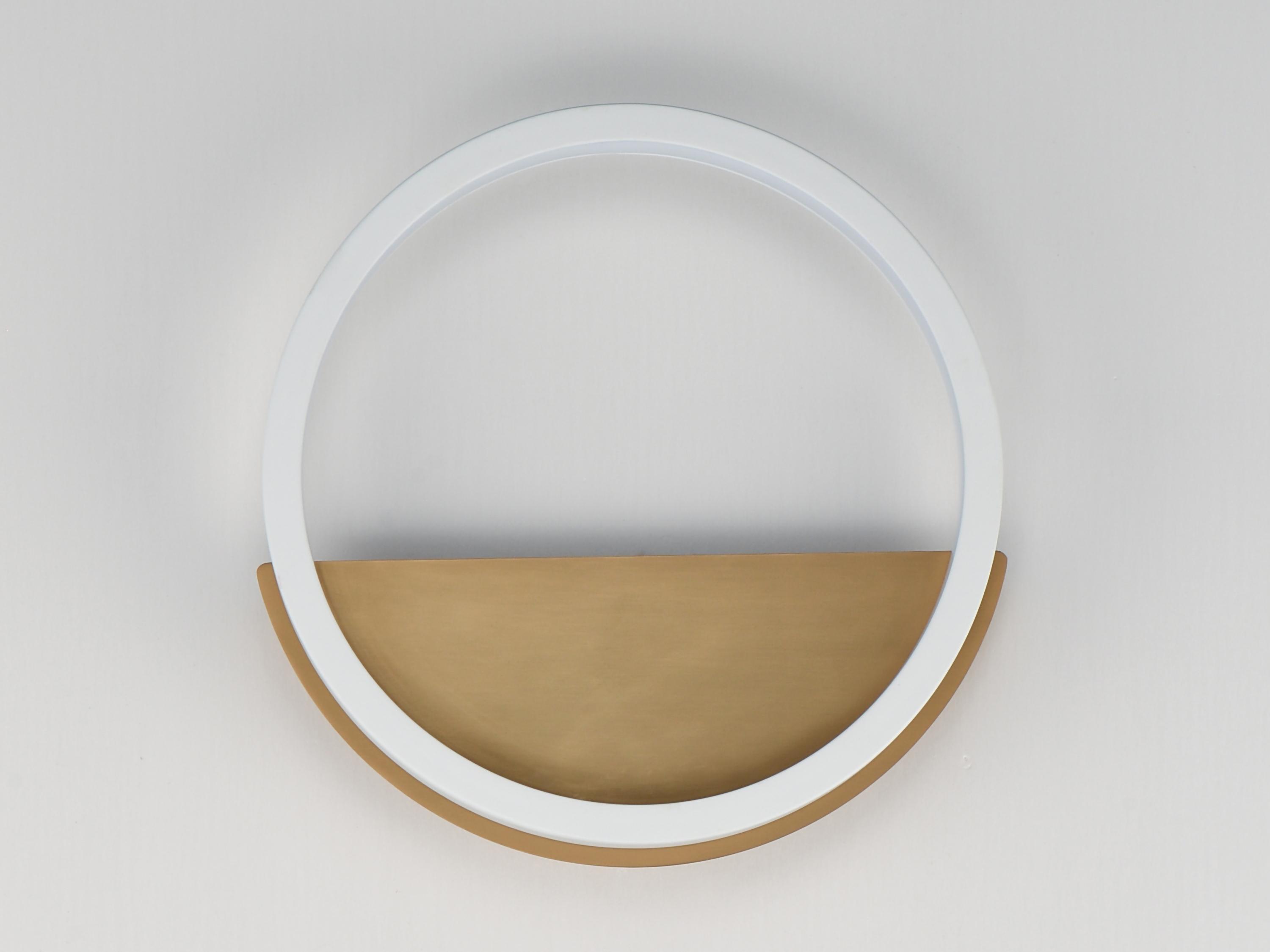 ET2 Hoopla 12-Light White Gold Wall Sconce