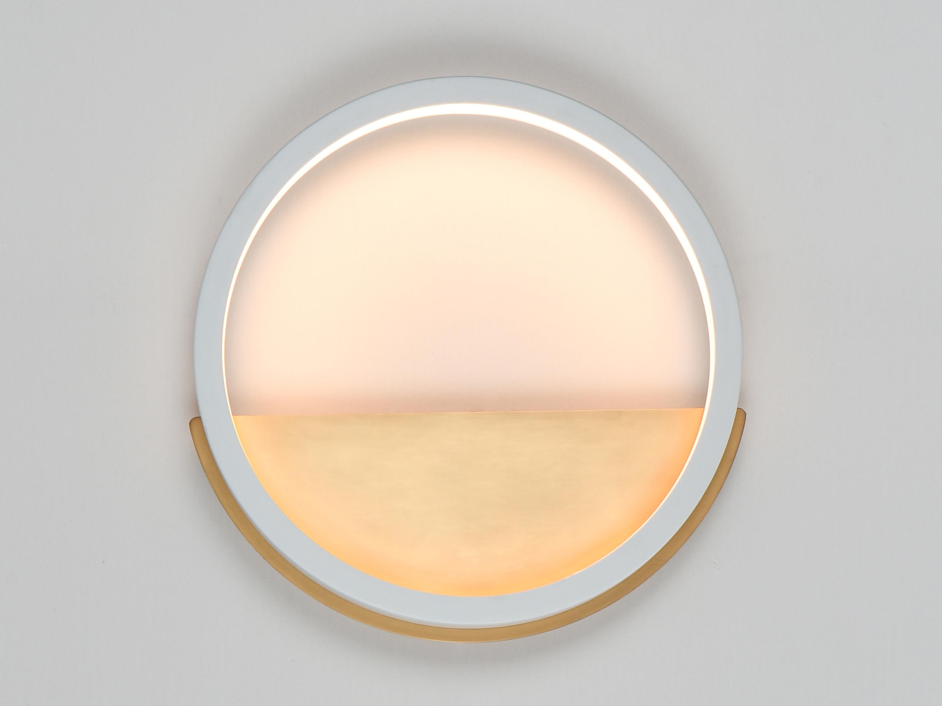 ET2 Hoopla 12-Light White Gold Wall Sconce