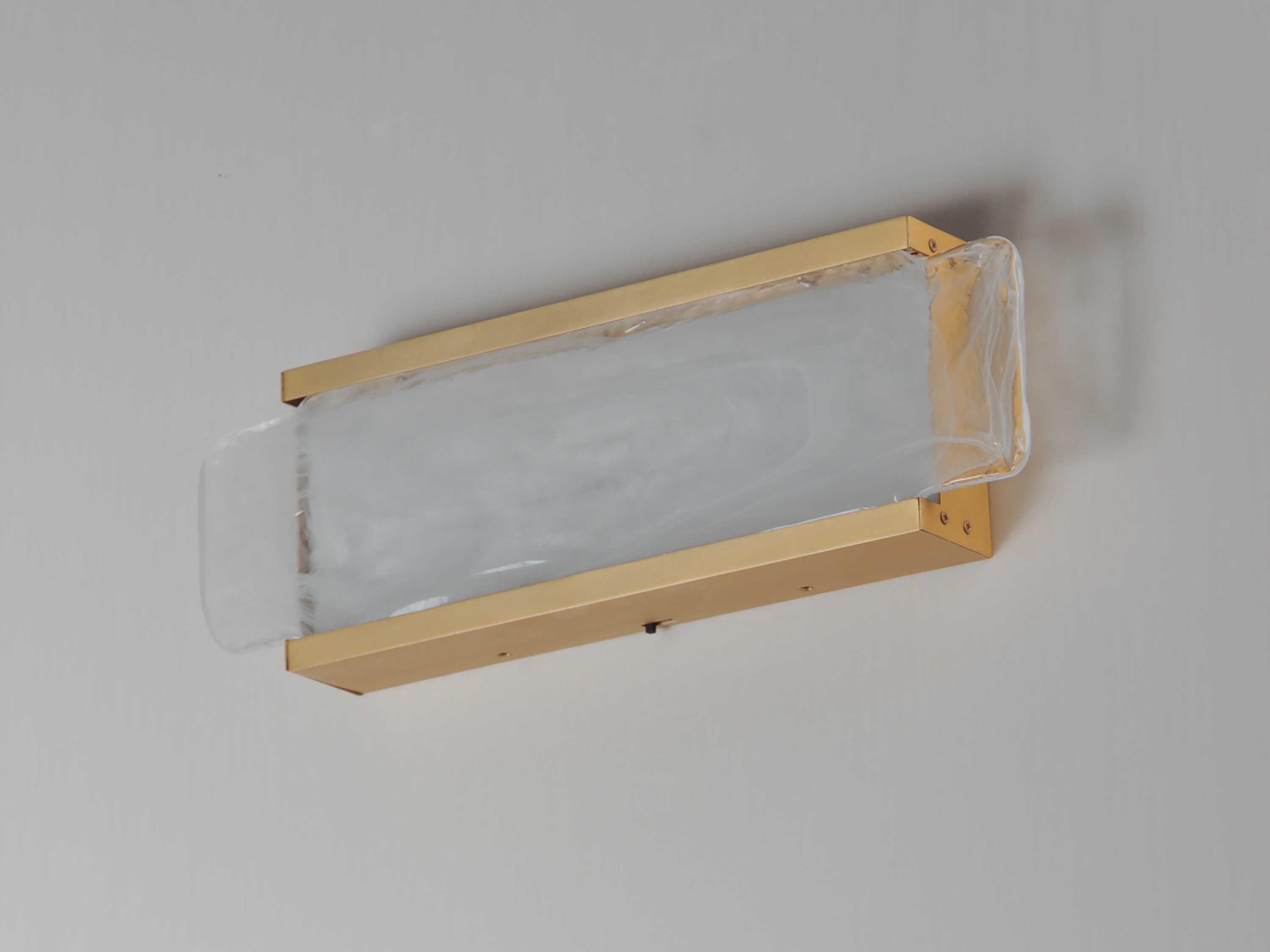 ET2 Celine 1-Light Natural Aged Brass Vanity Light