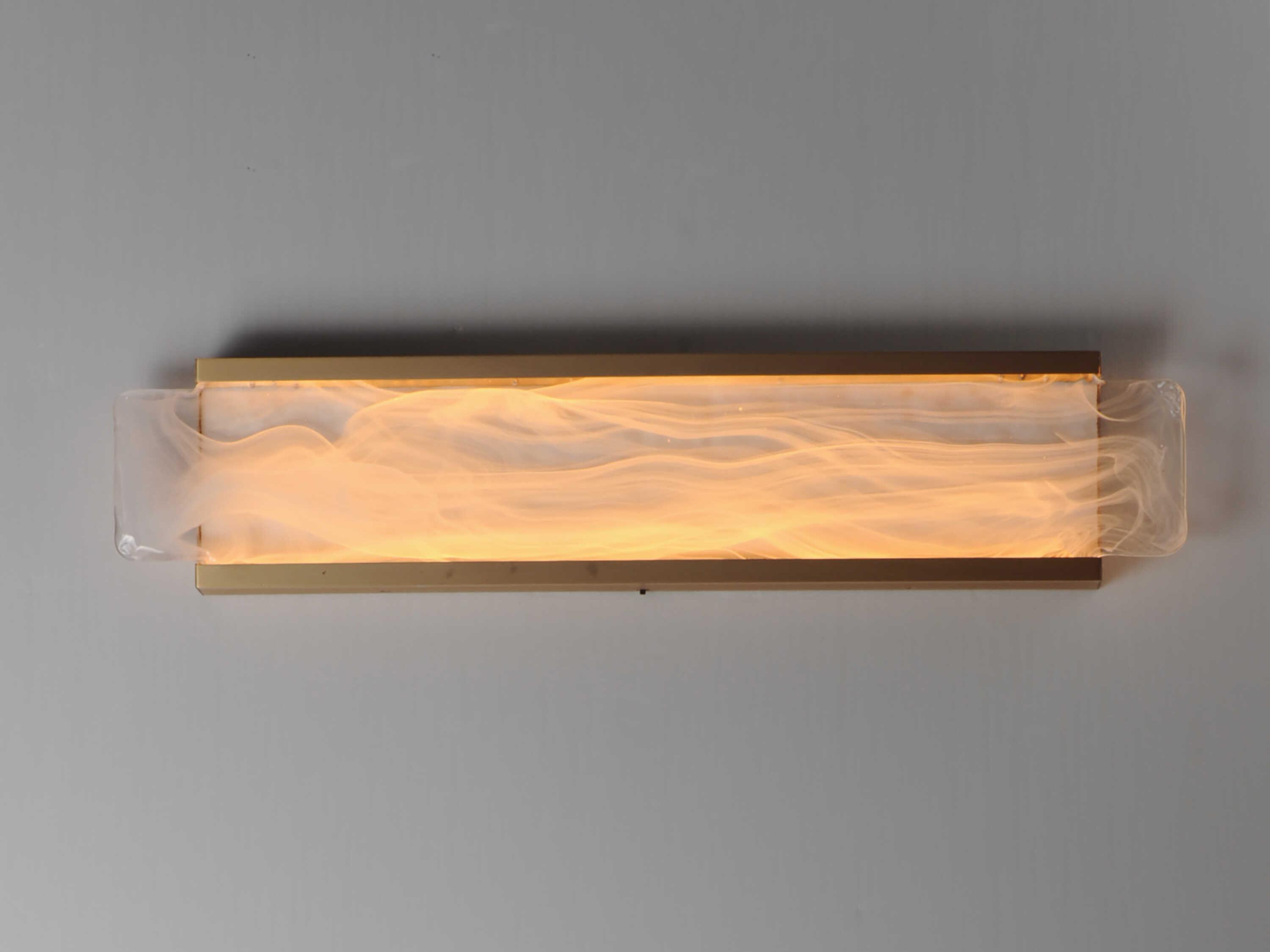 ET2 Celine 1-Light Natural Aged Brass Vanity Light