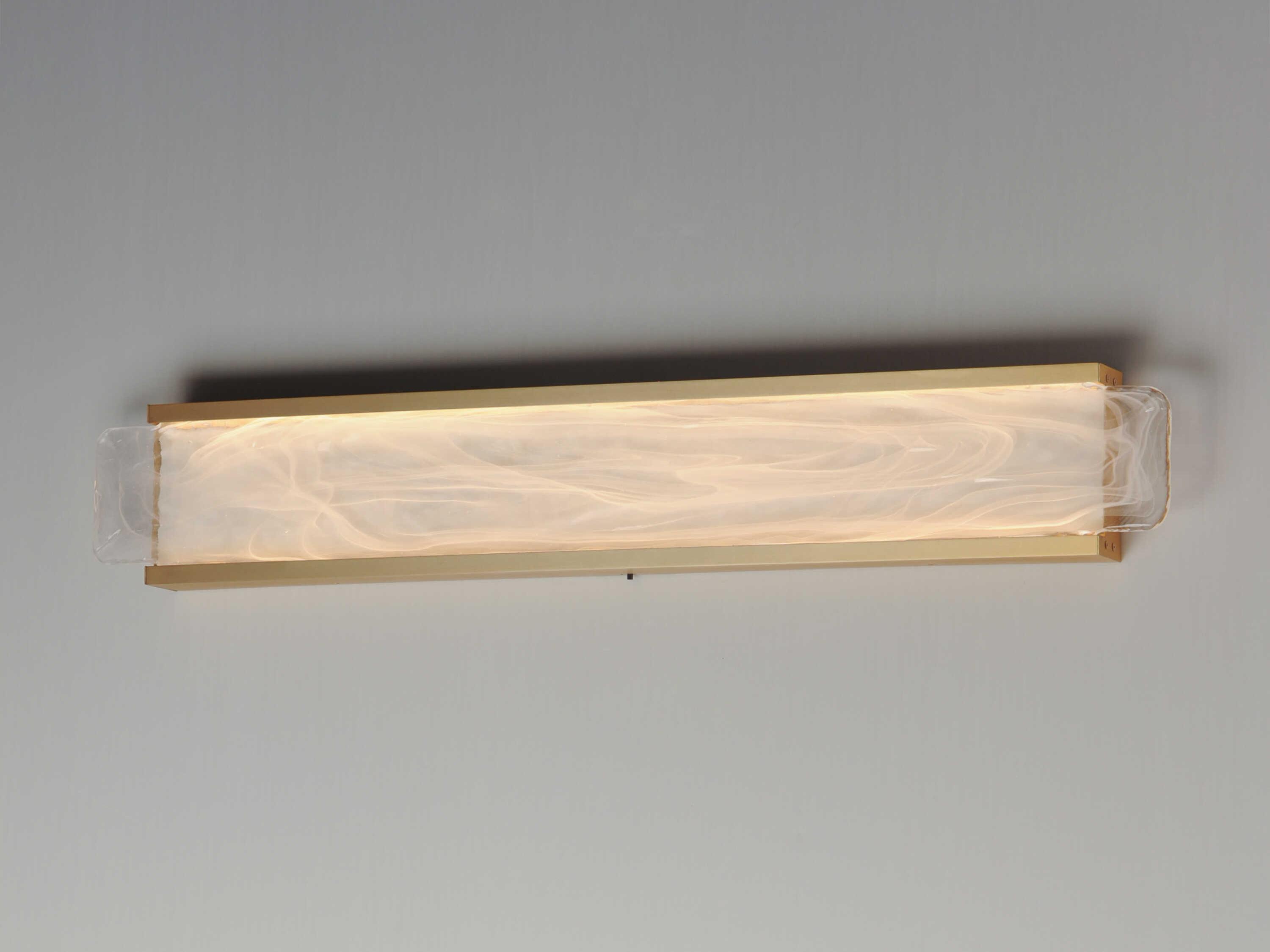 ET2 Celine 1-Light Natural Aged Brass Vanity Light