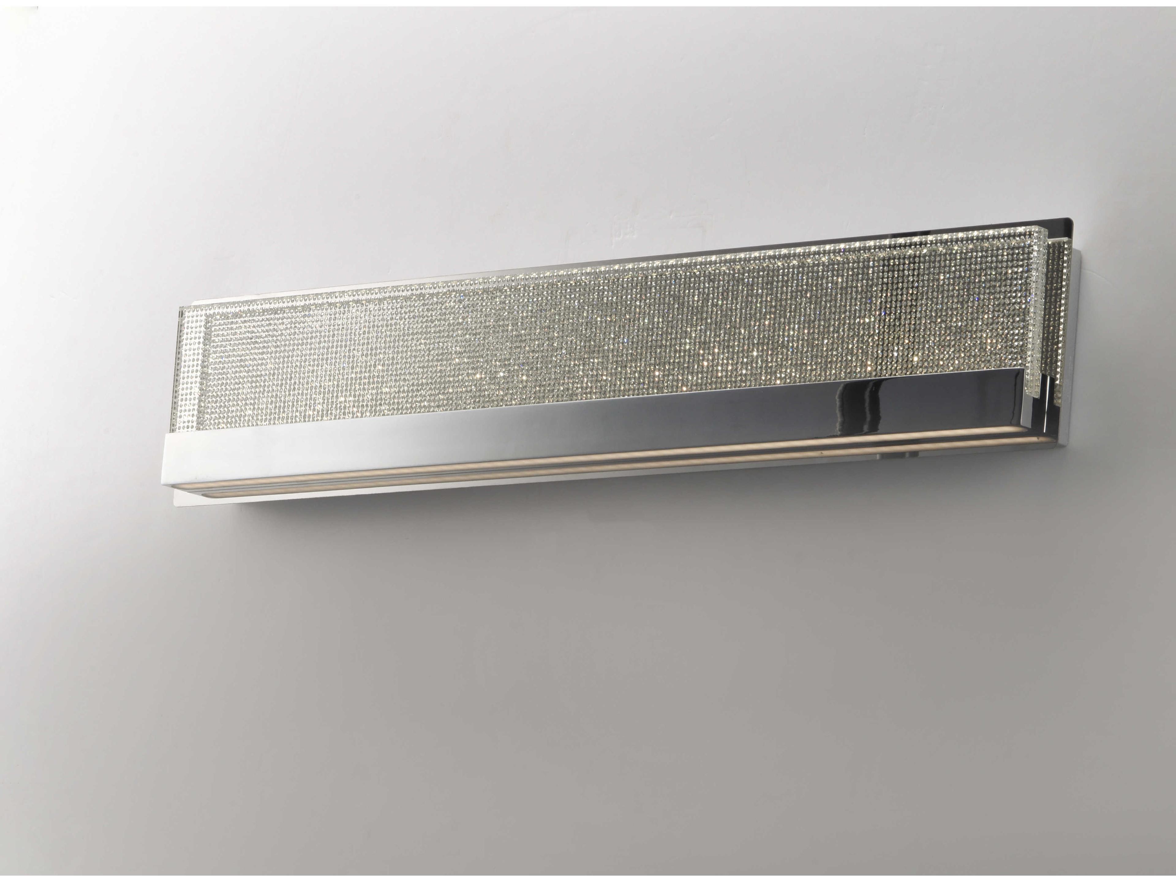 ET2 Sparkler Polished Chrome Crystal LED Vanity Light