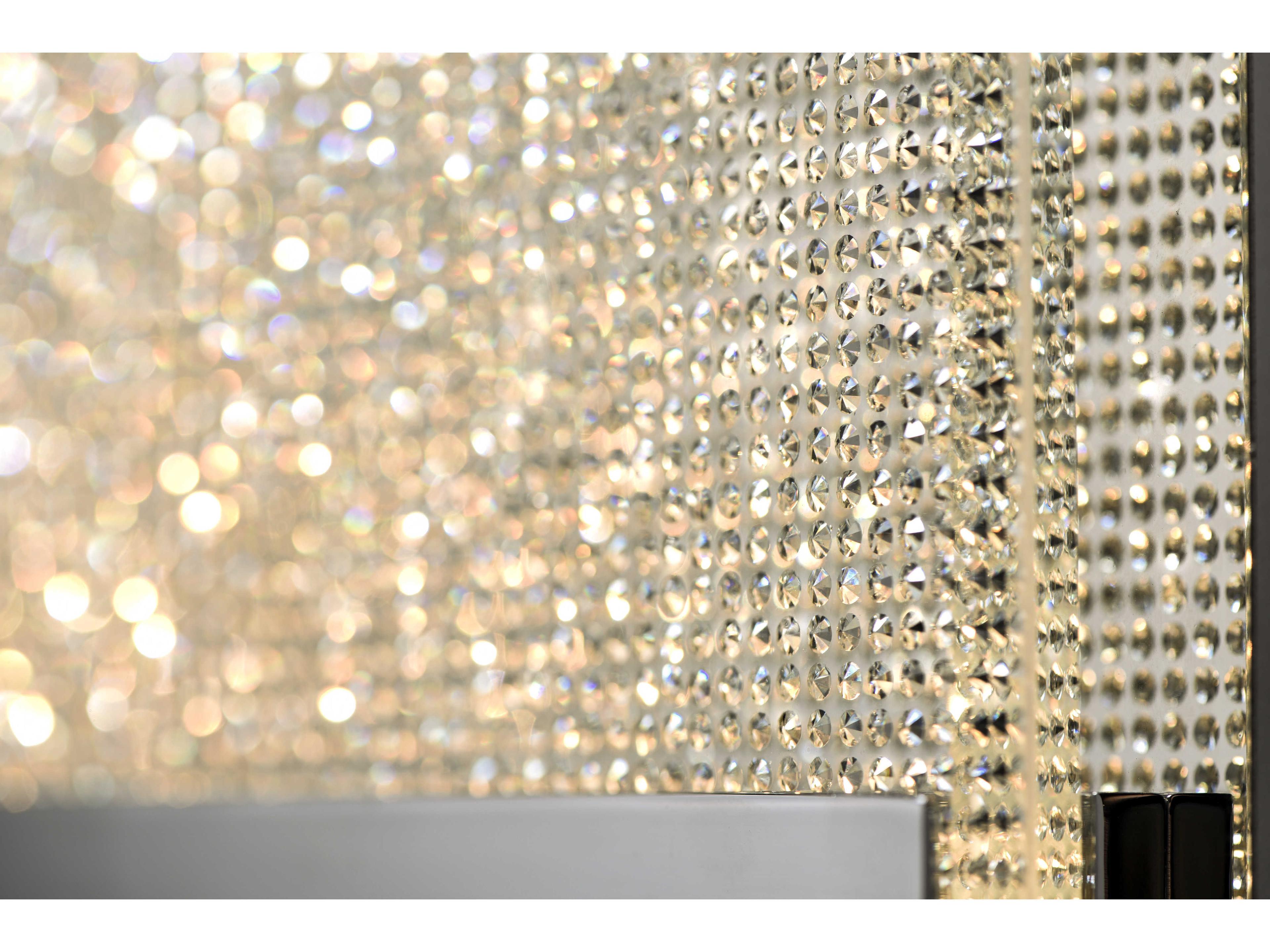 ET2 Sparkler Polished Chrome Crystal LED Vanity Light