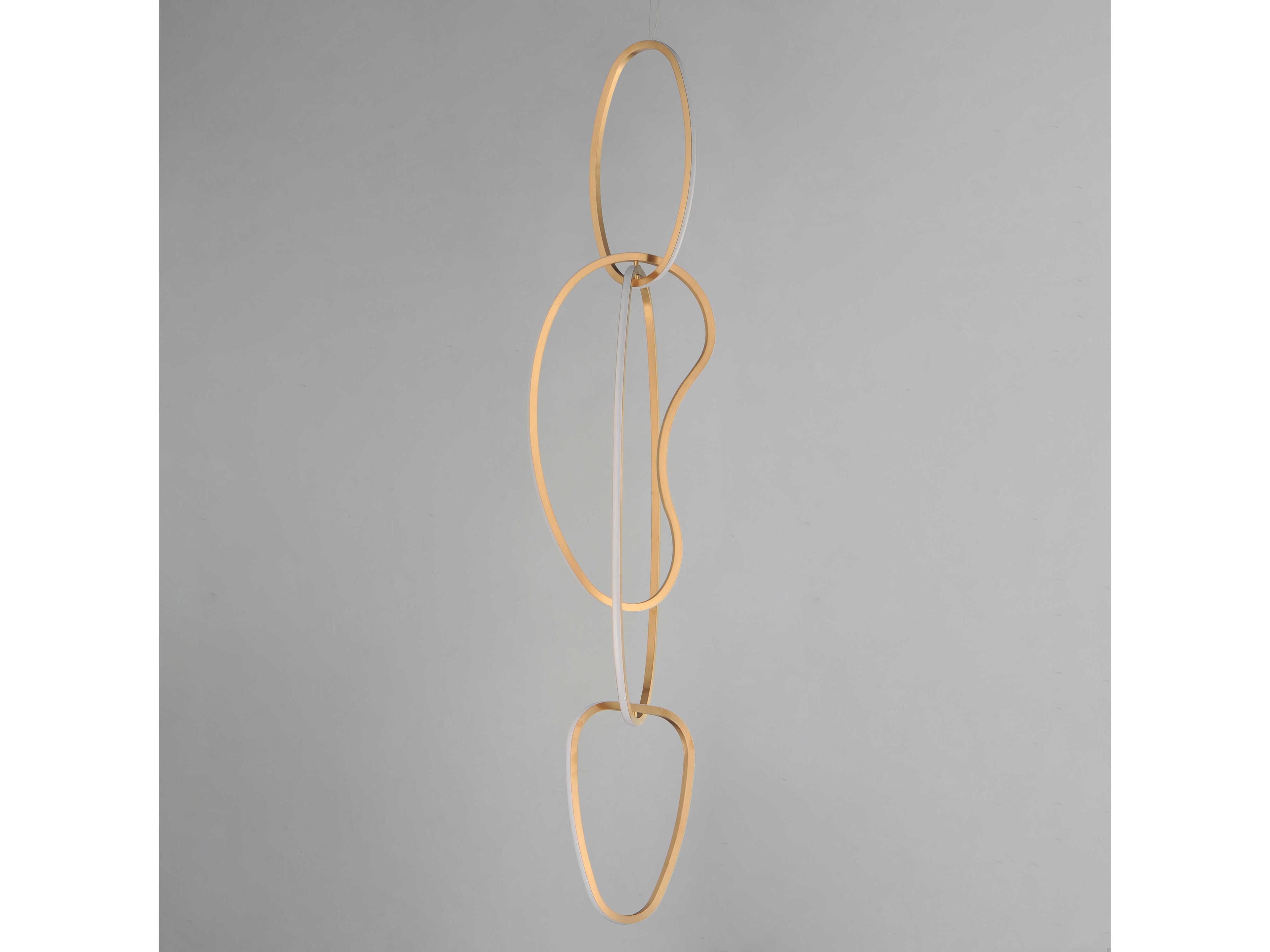 ET2 Unity 4-Light Brushed Champagne Gold Pendant