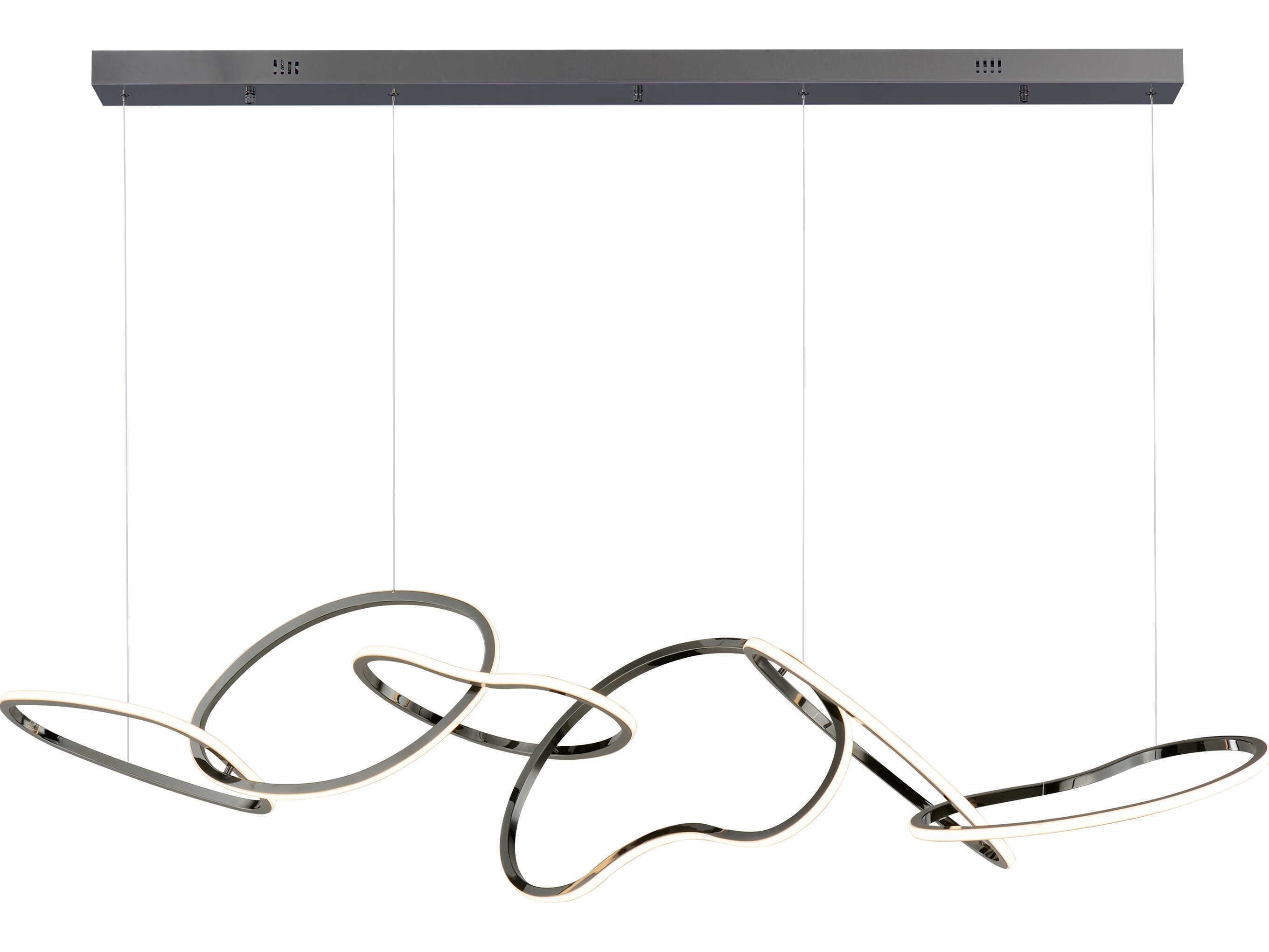 ET2 Unity 1-Light Black Chrome Island Pendant