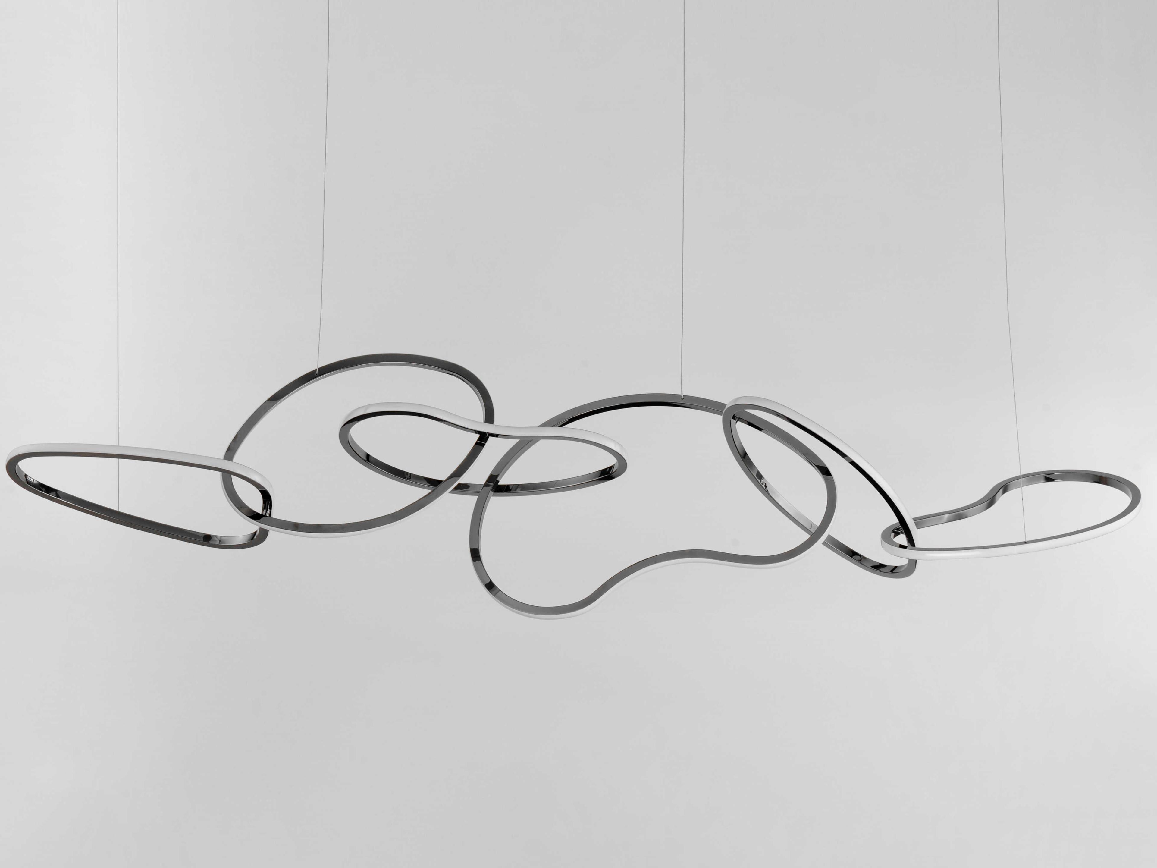 ET2 Unity 1-Light Black Chrome Island Pendant