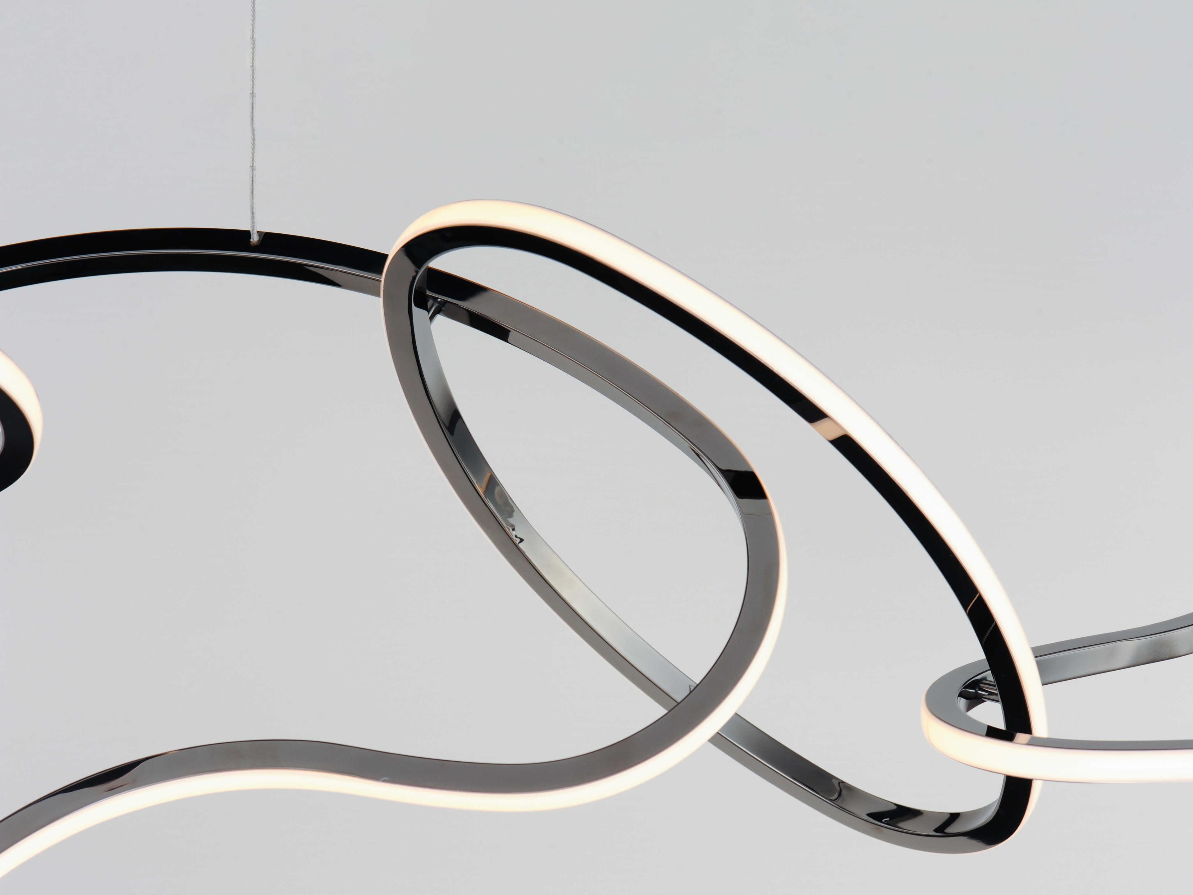 ET2 Unity 1-Light Black Chrome Island Pendant