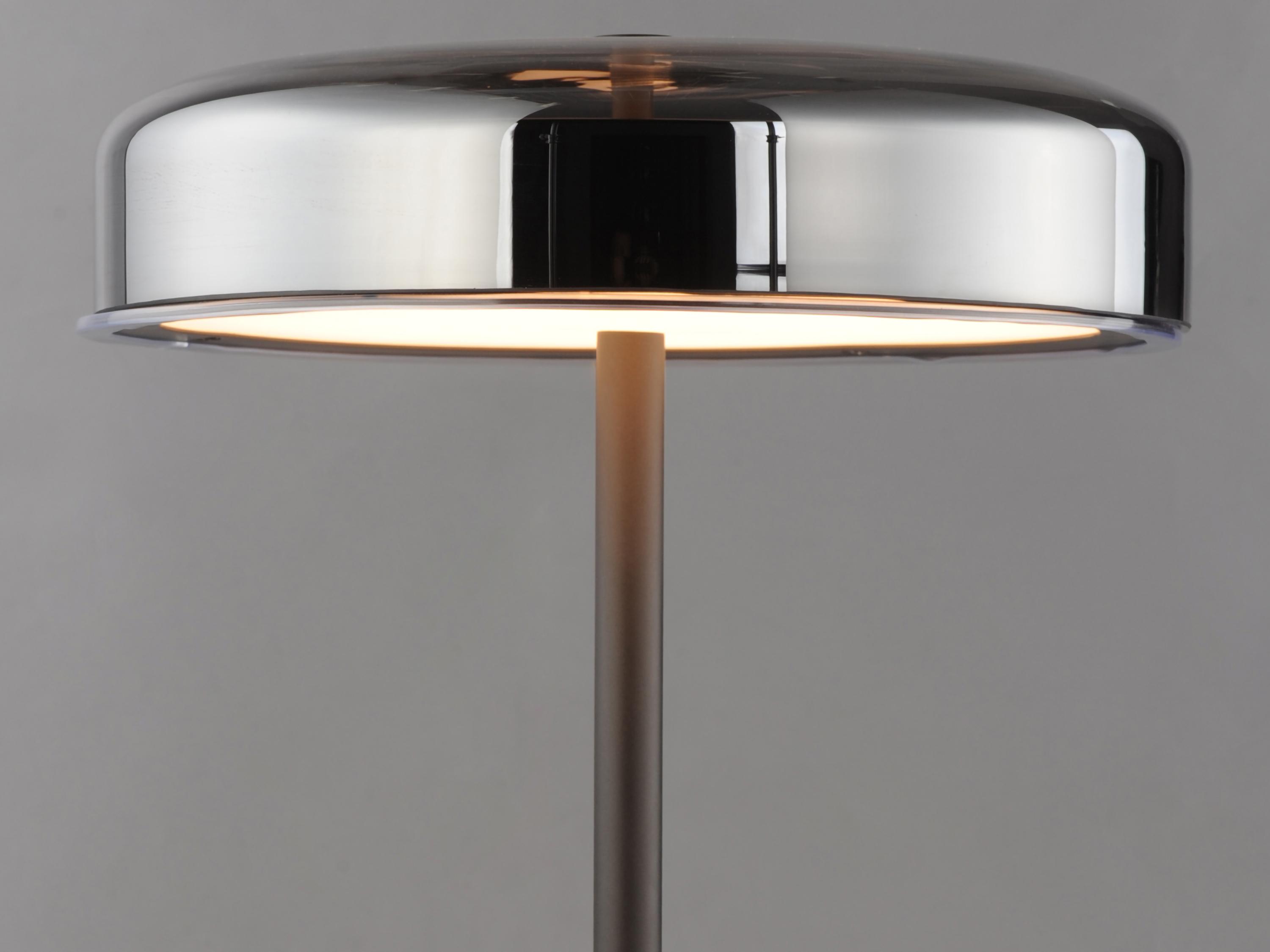 ET2 Voto Gunmetal Smoke Pc Black Table Lamp