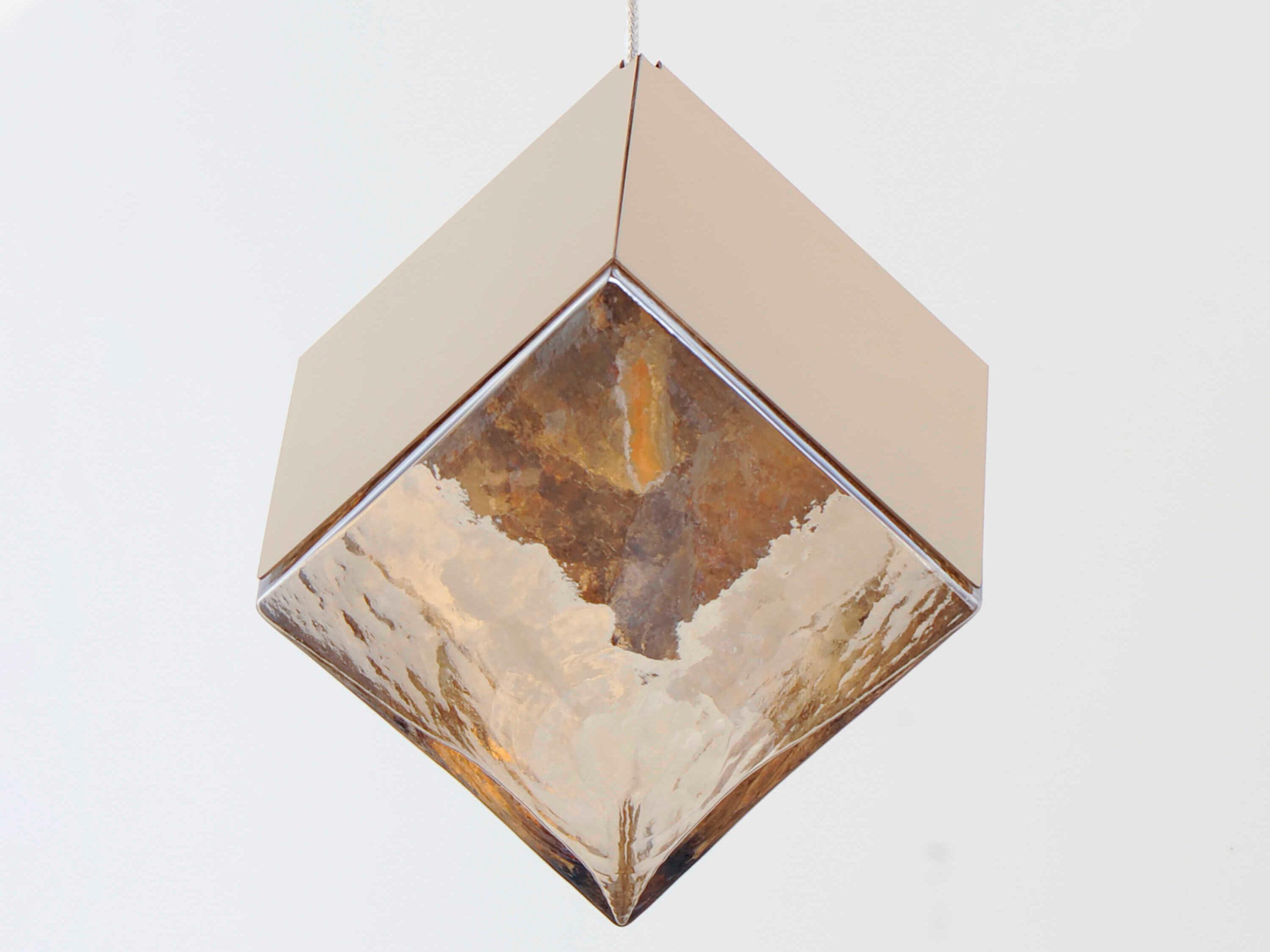 ET2 1-Light French Gold Geometric Mini Pendant