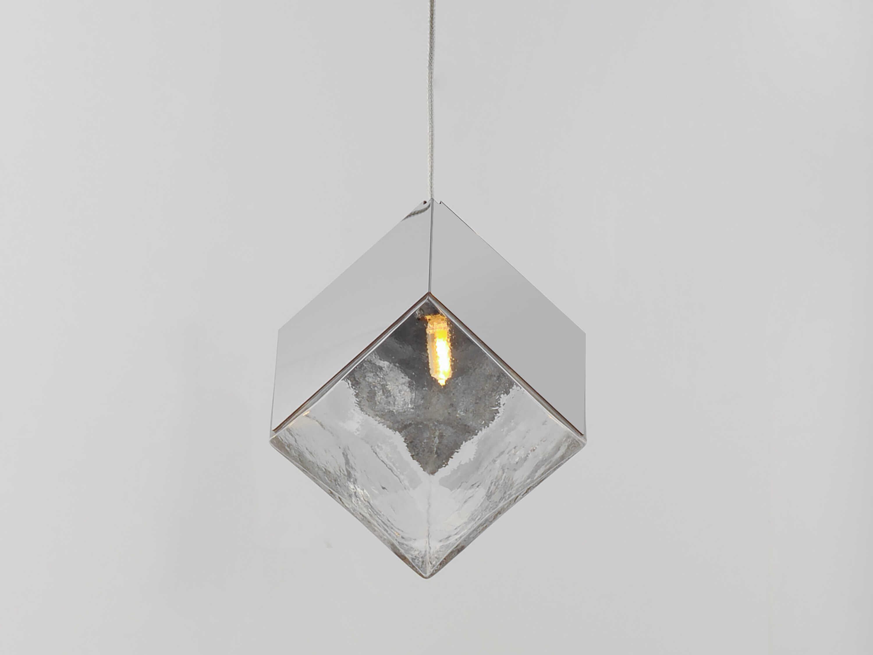 ET2 1-Light Polished Chrome Geometric Mini Pendant