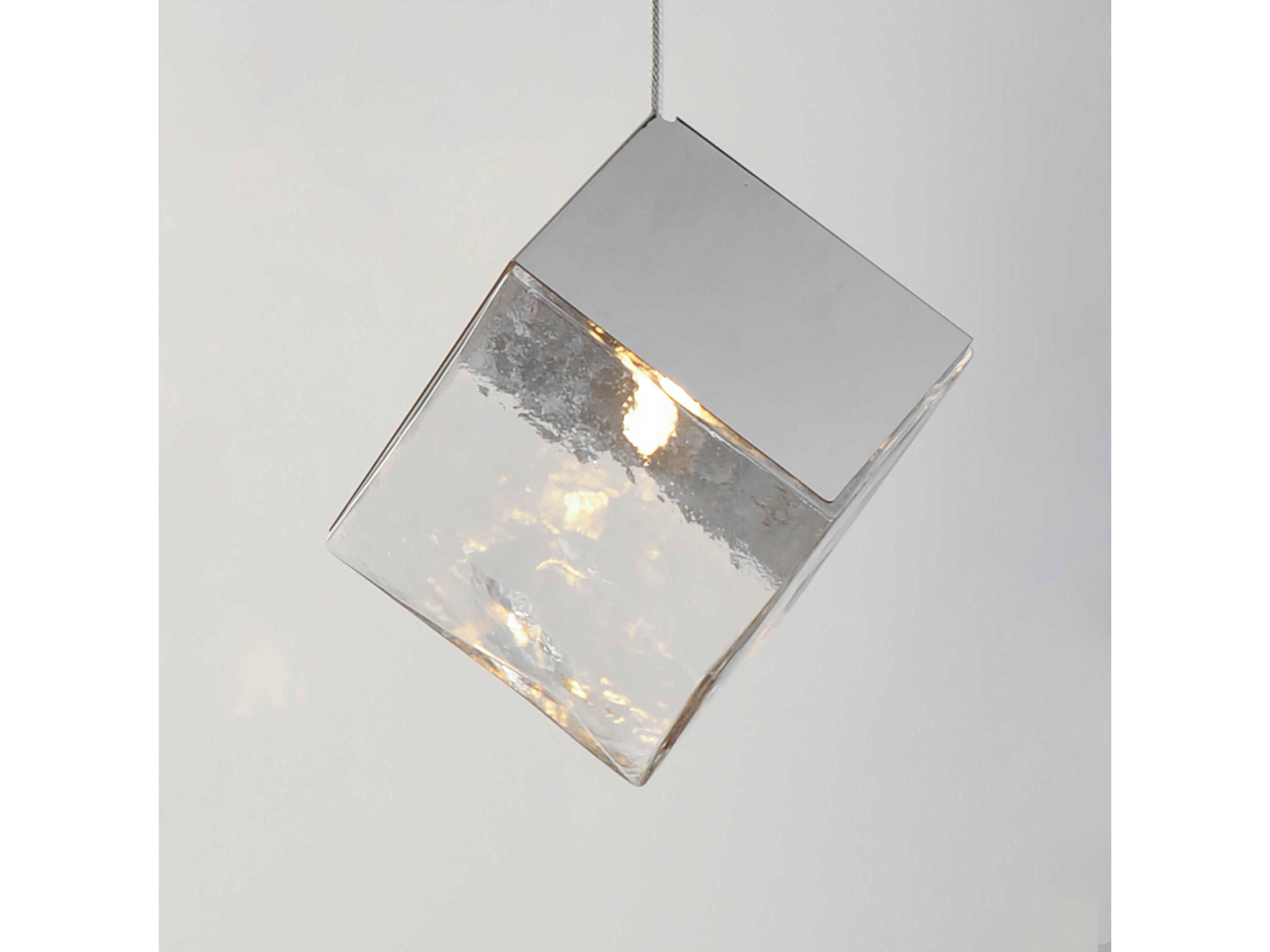 ET2 1-Light Polished Chrome Geometric Mini Pendant