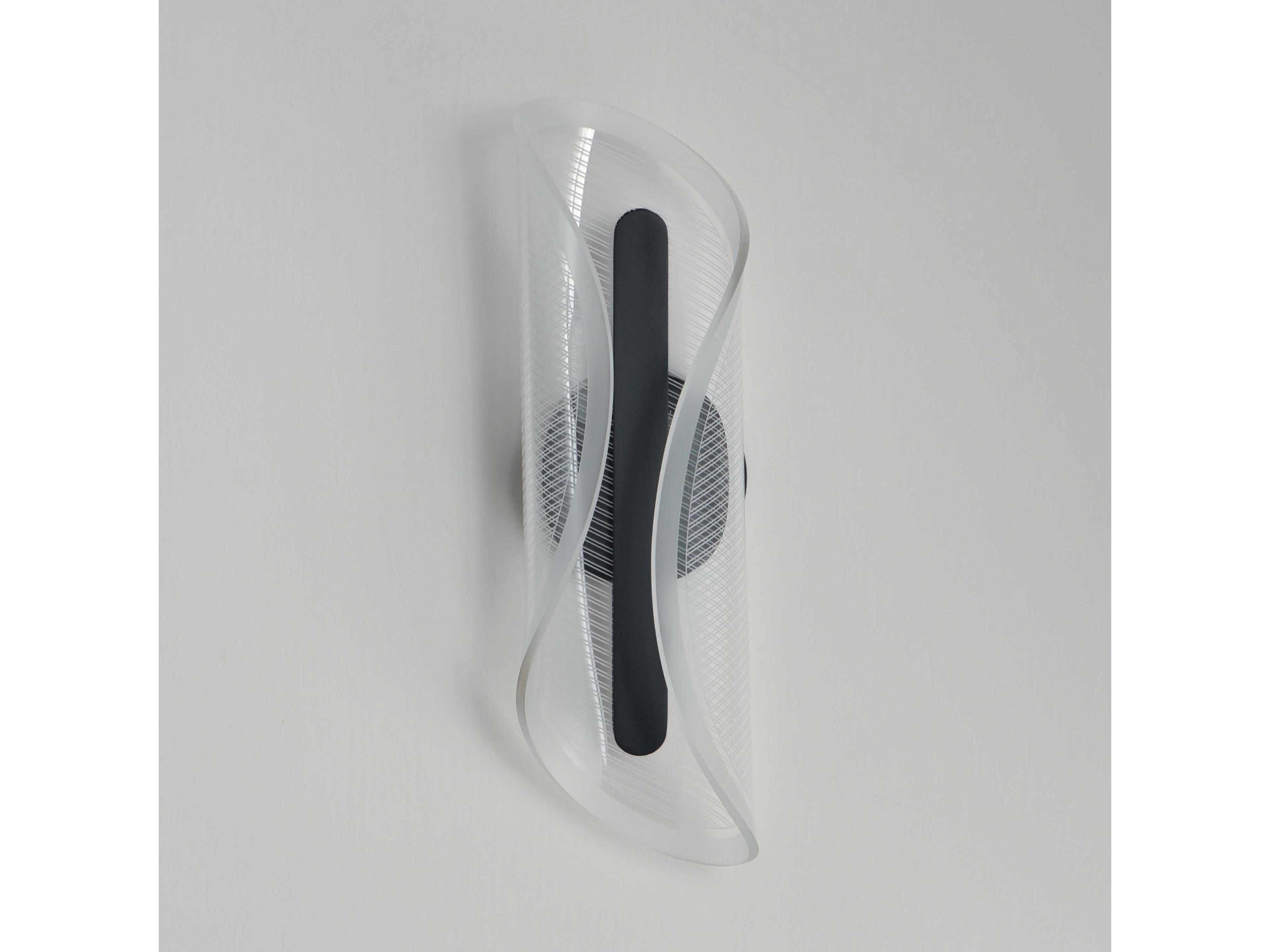 ET2 Manta 1-Light Black Wall Sconce