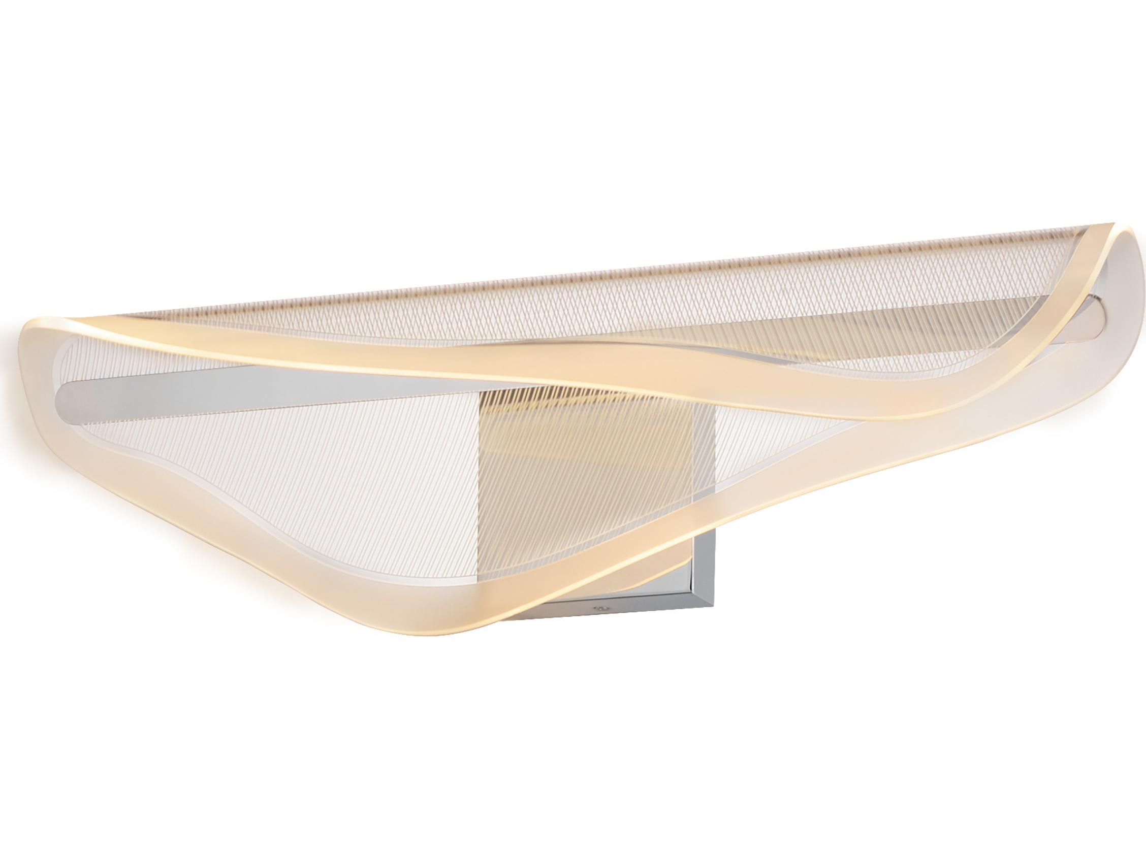 ET2 Manta 1-Light Polished Chrome Vanity Light