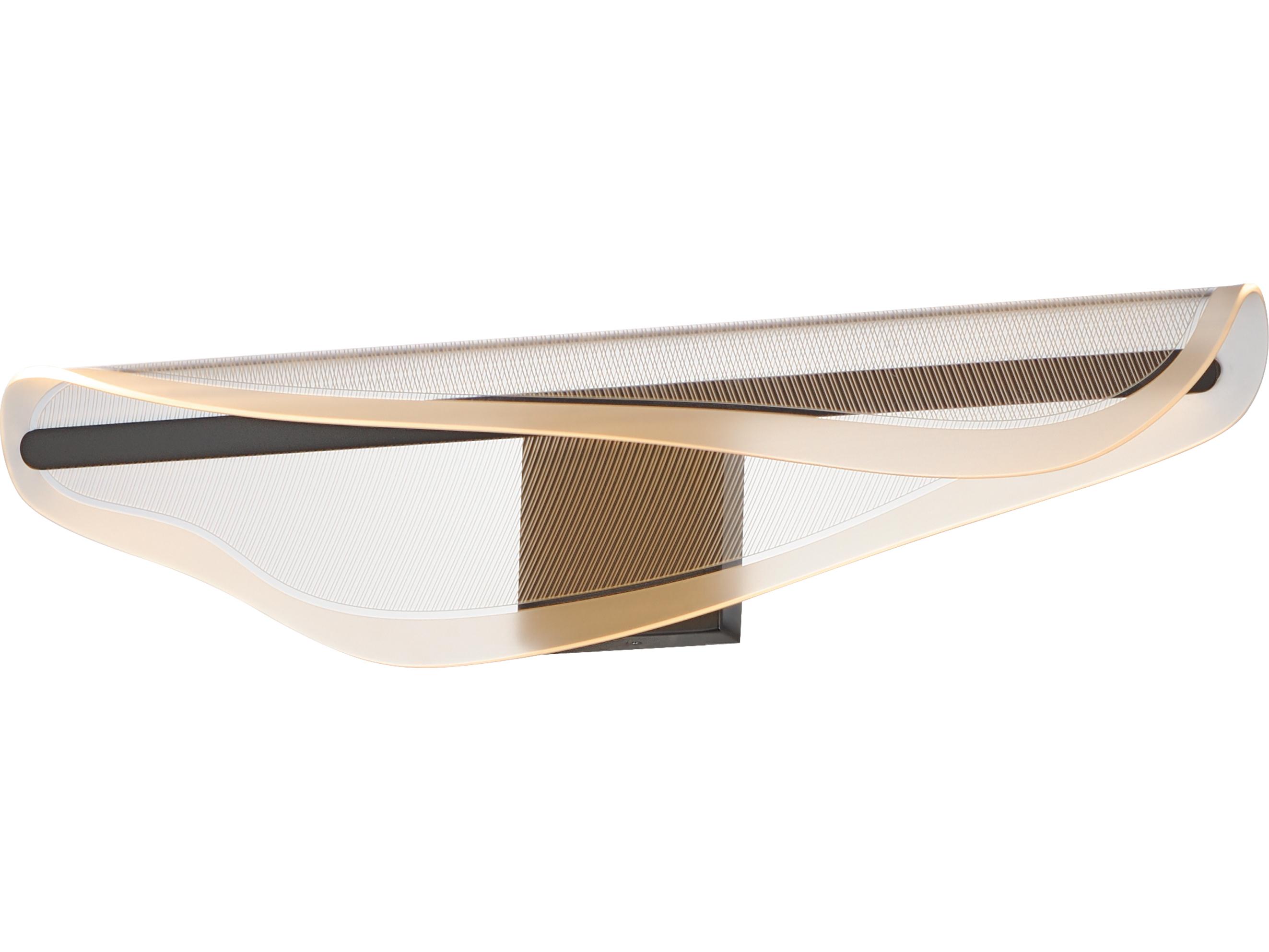 ET2 Manta 1-Light Black Vanity Light