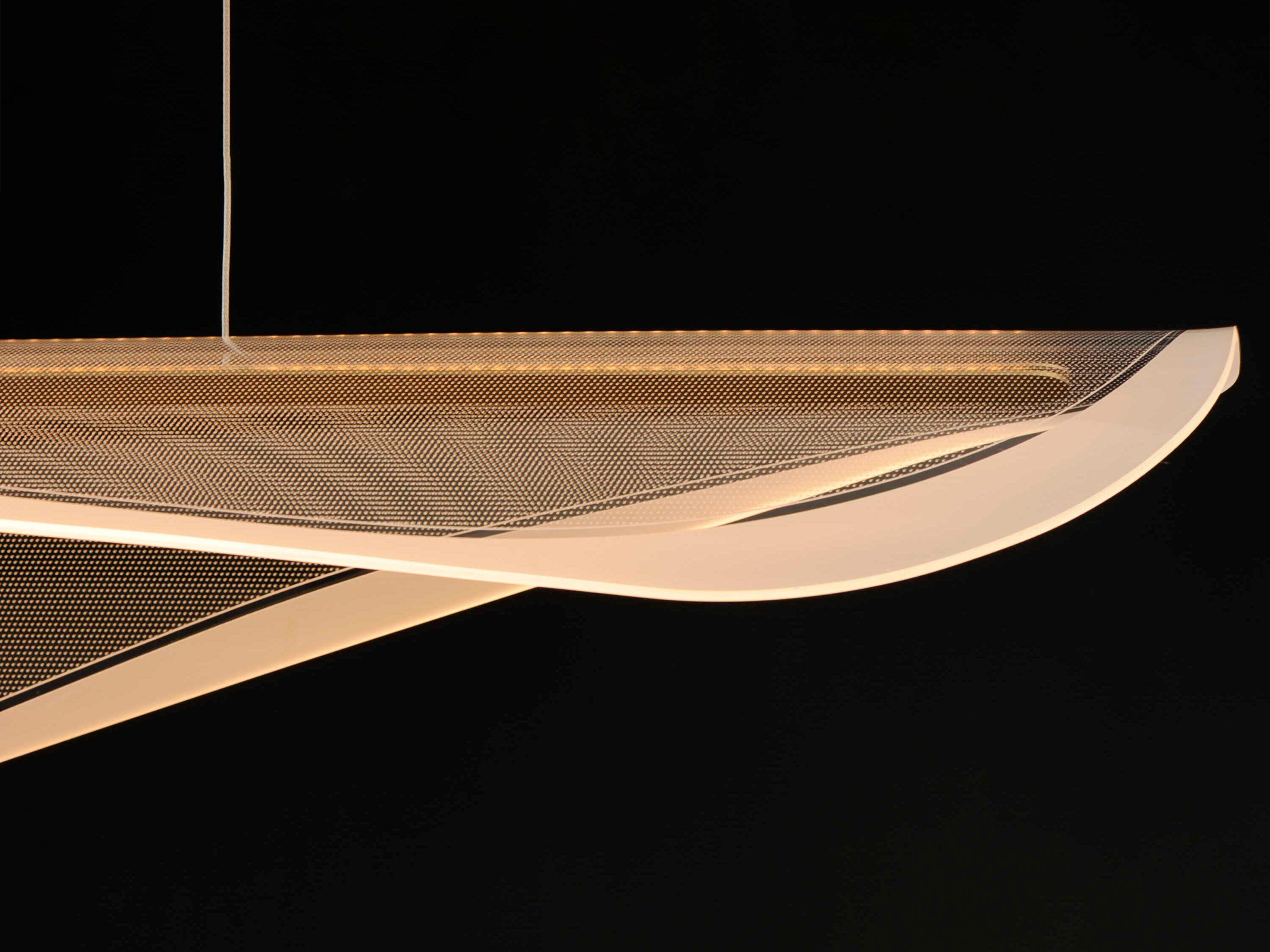 ET2 Manta 1-Light Gold Linear Island Pendant