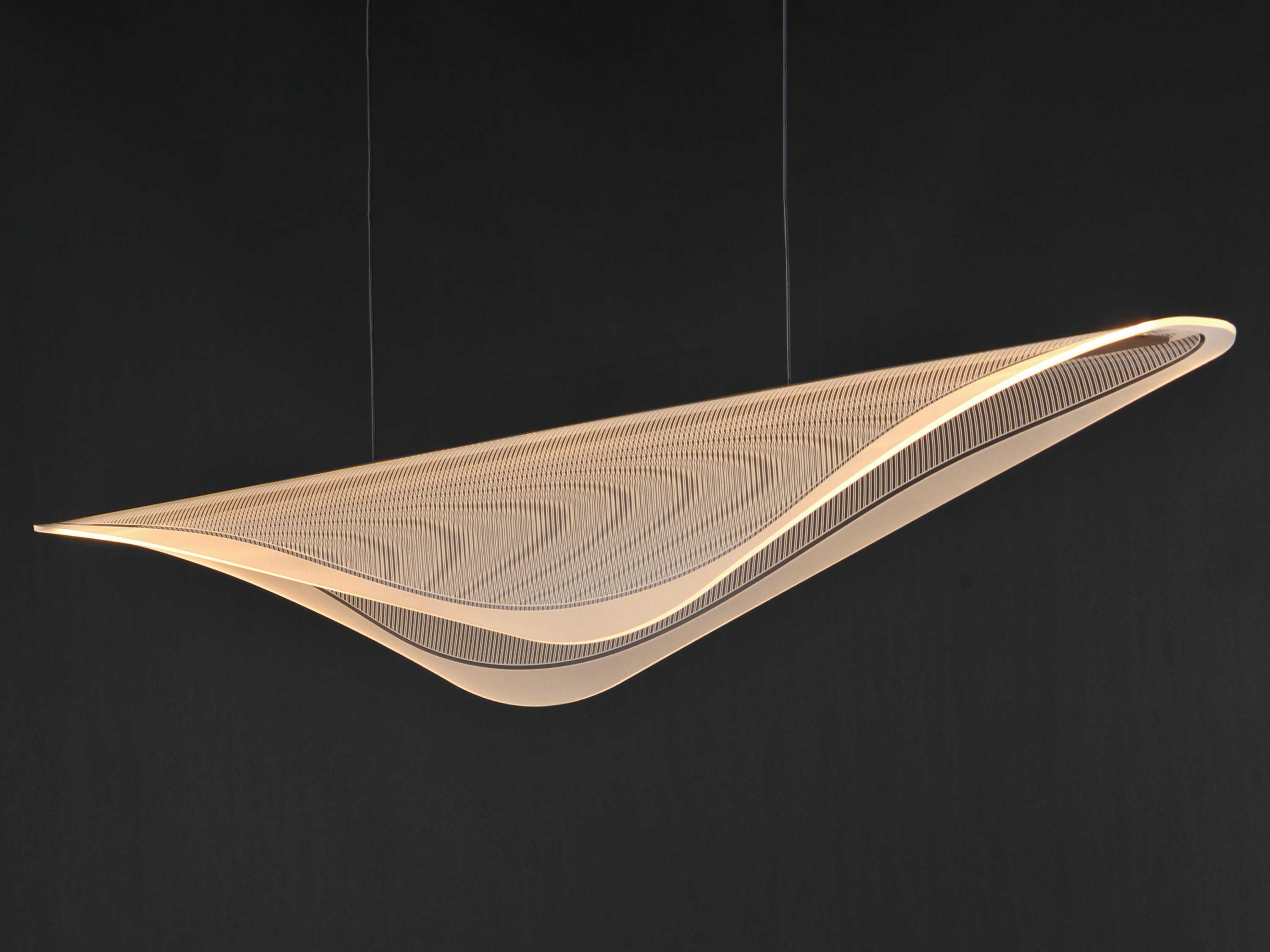 ET2 Manta 1-Light Gold Linear Island Pendant