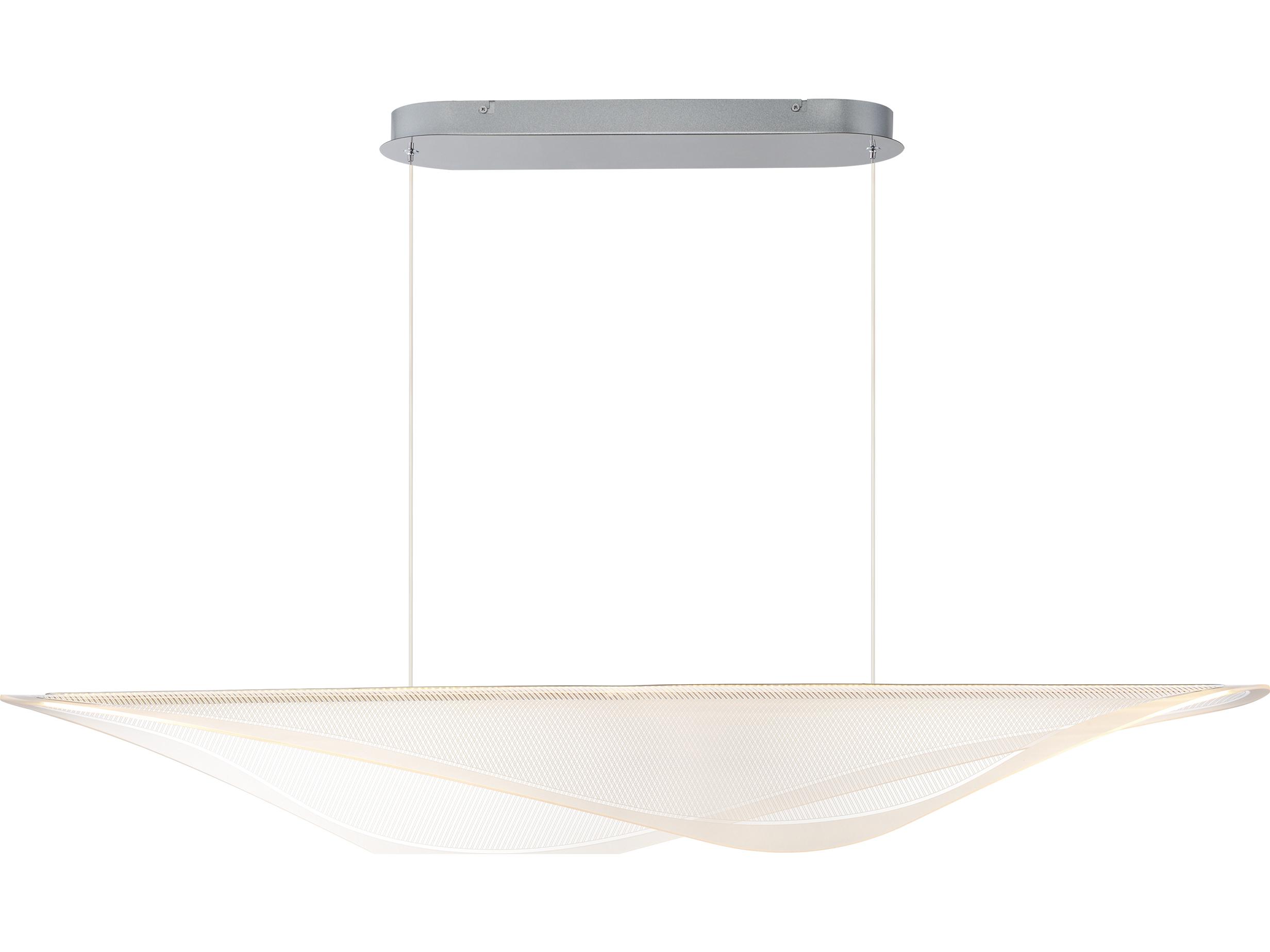 ET2 Manta 1-Light Polished Chrome Linear Island Pendant