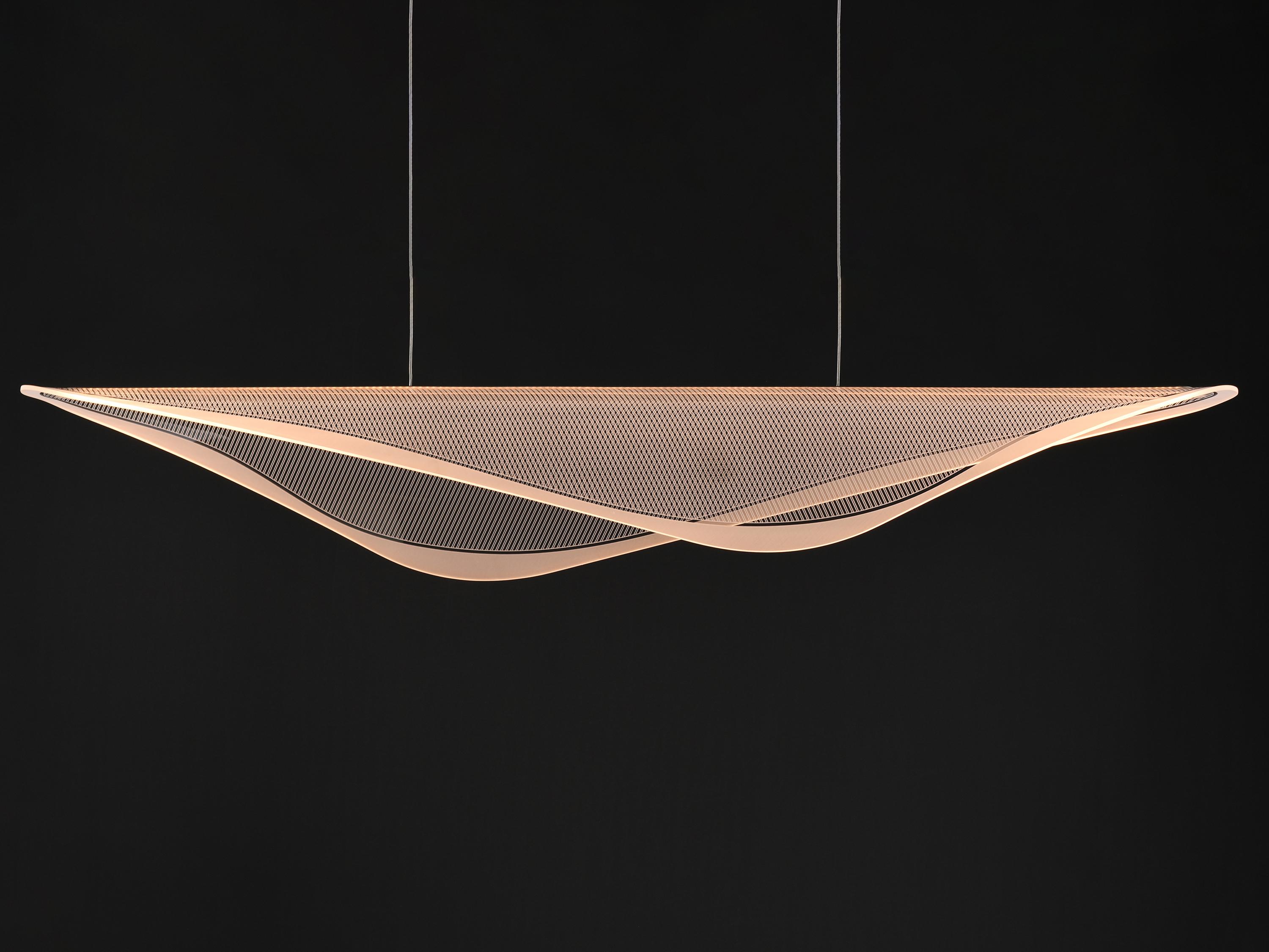 ET2 Manta 1-Light Polished Chrome Linear Island Pendant