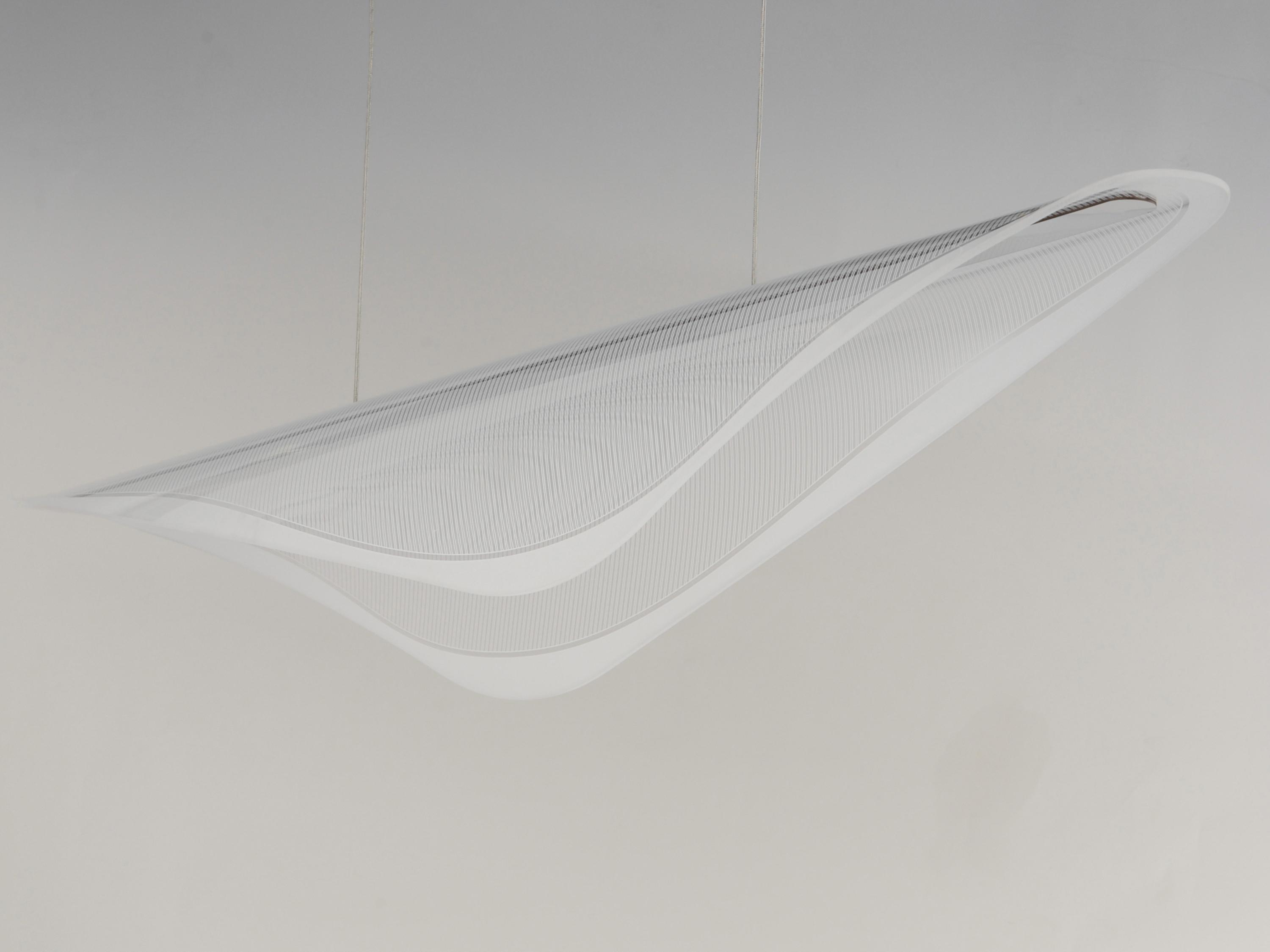 ET2 Manta 1-Light Polished Chrome Linear Island Pendant