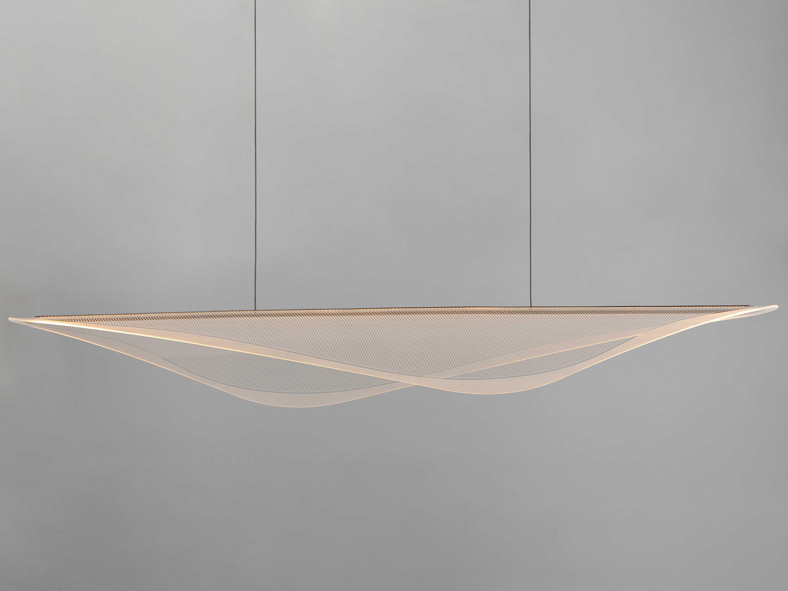 ET2 Manta 1-Light Black Linear Island Pendant