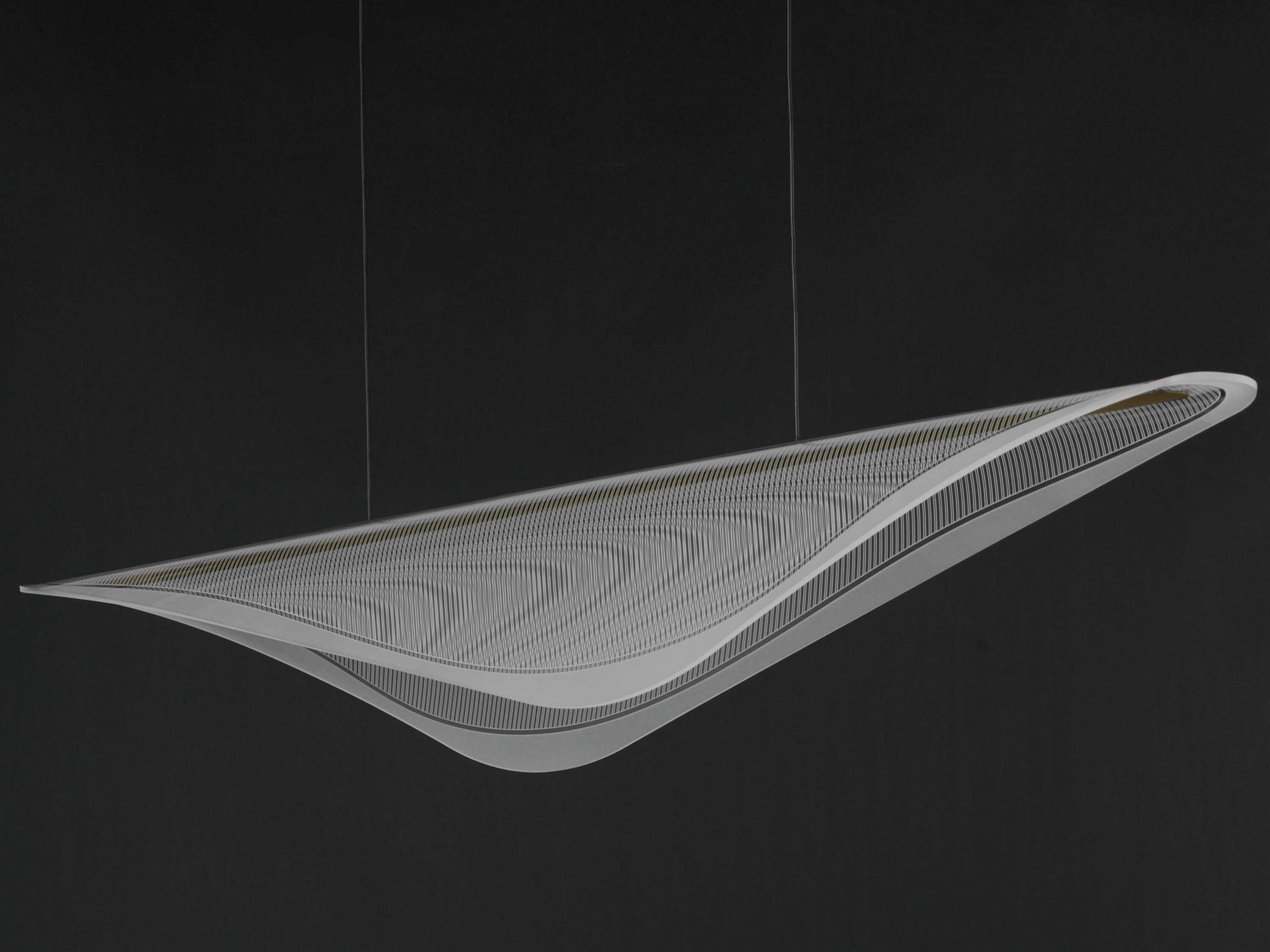 ET2 Manta 1-Light Gold Linear Island Pendant